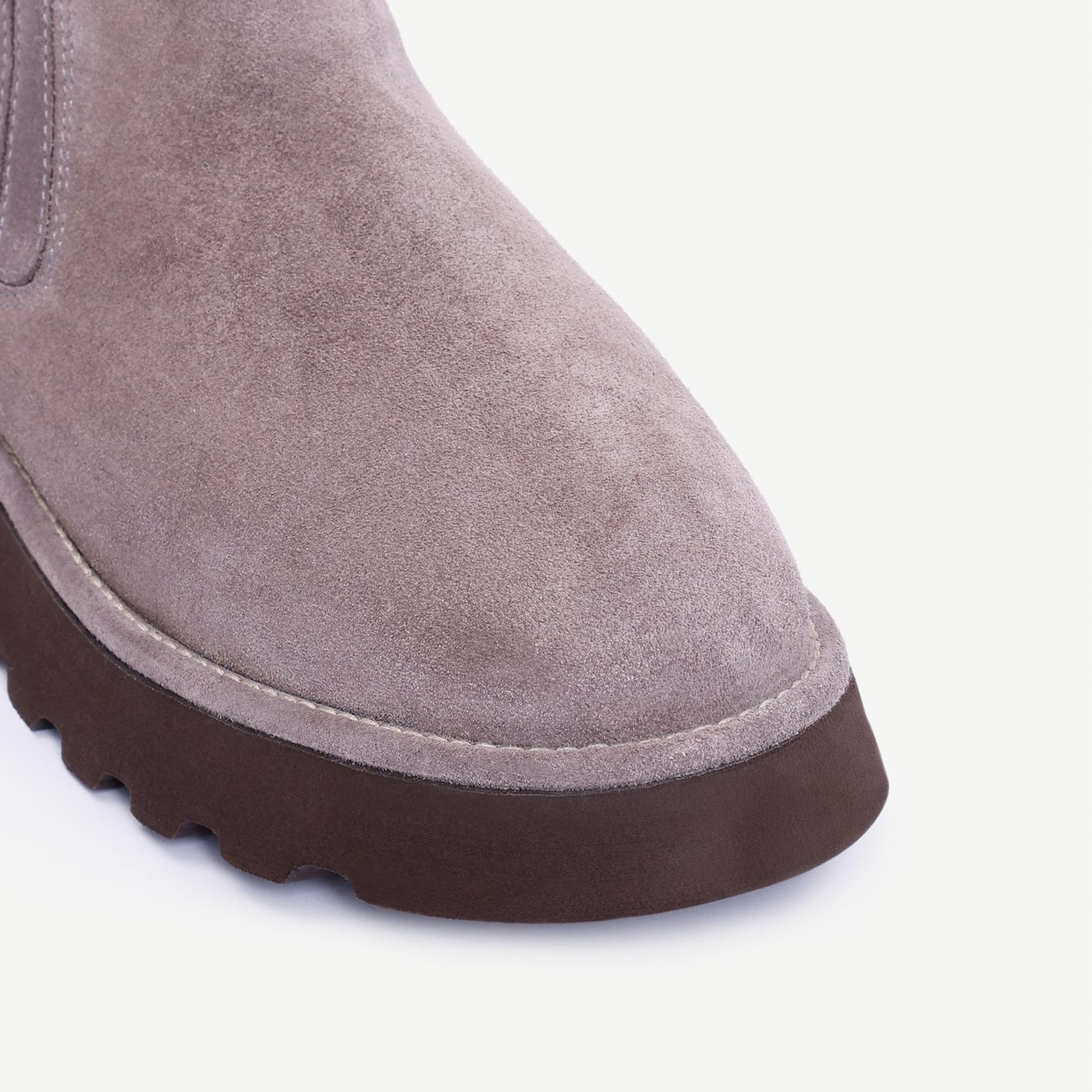 YARGICI Deri Lastikli İçi Kürklü Bot