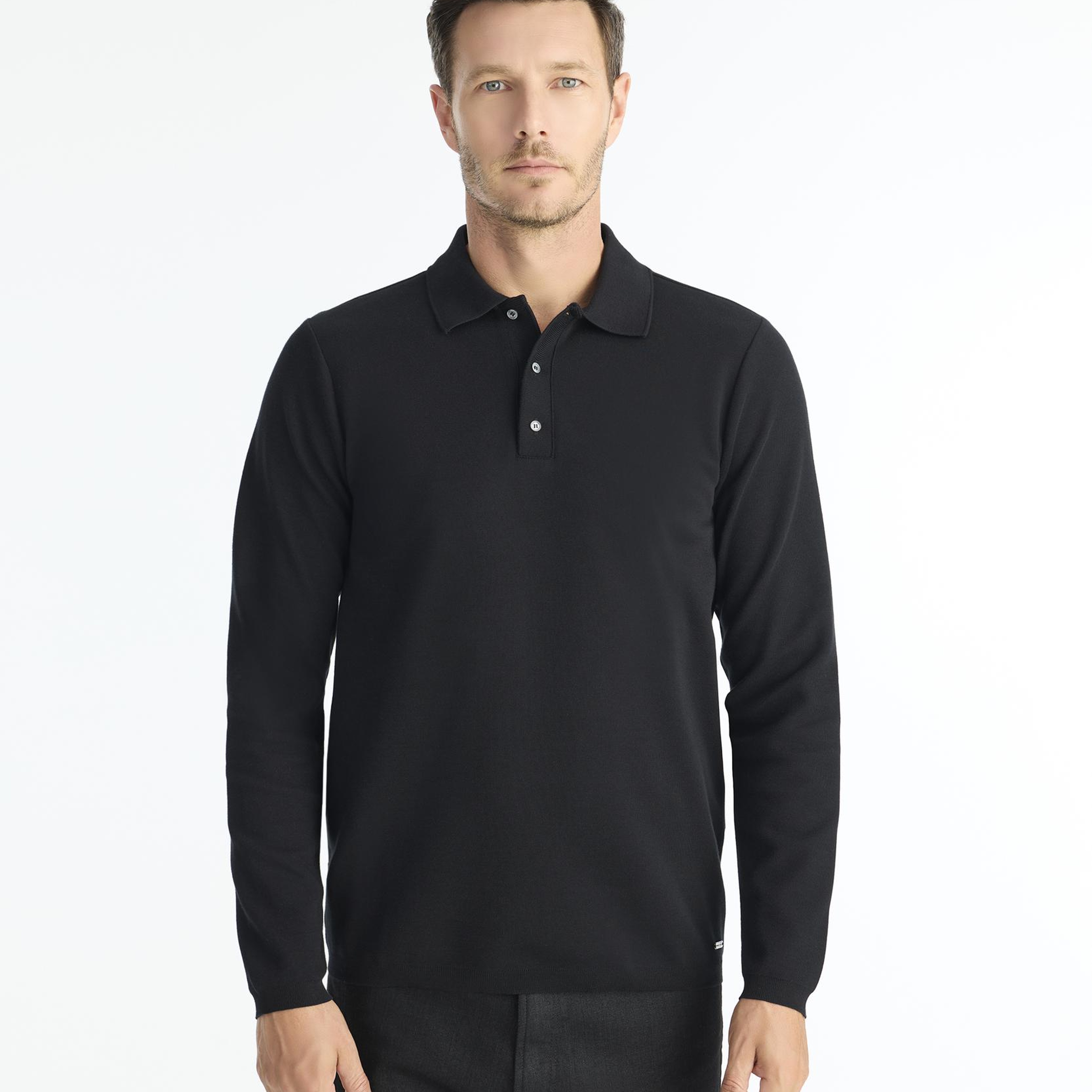 YARGICI Regular Gömlek Yaka Uzun Kol Kazak