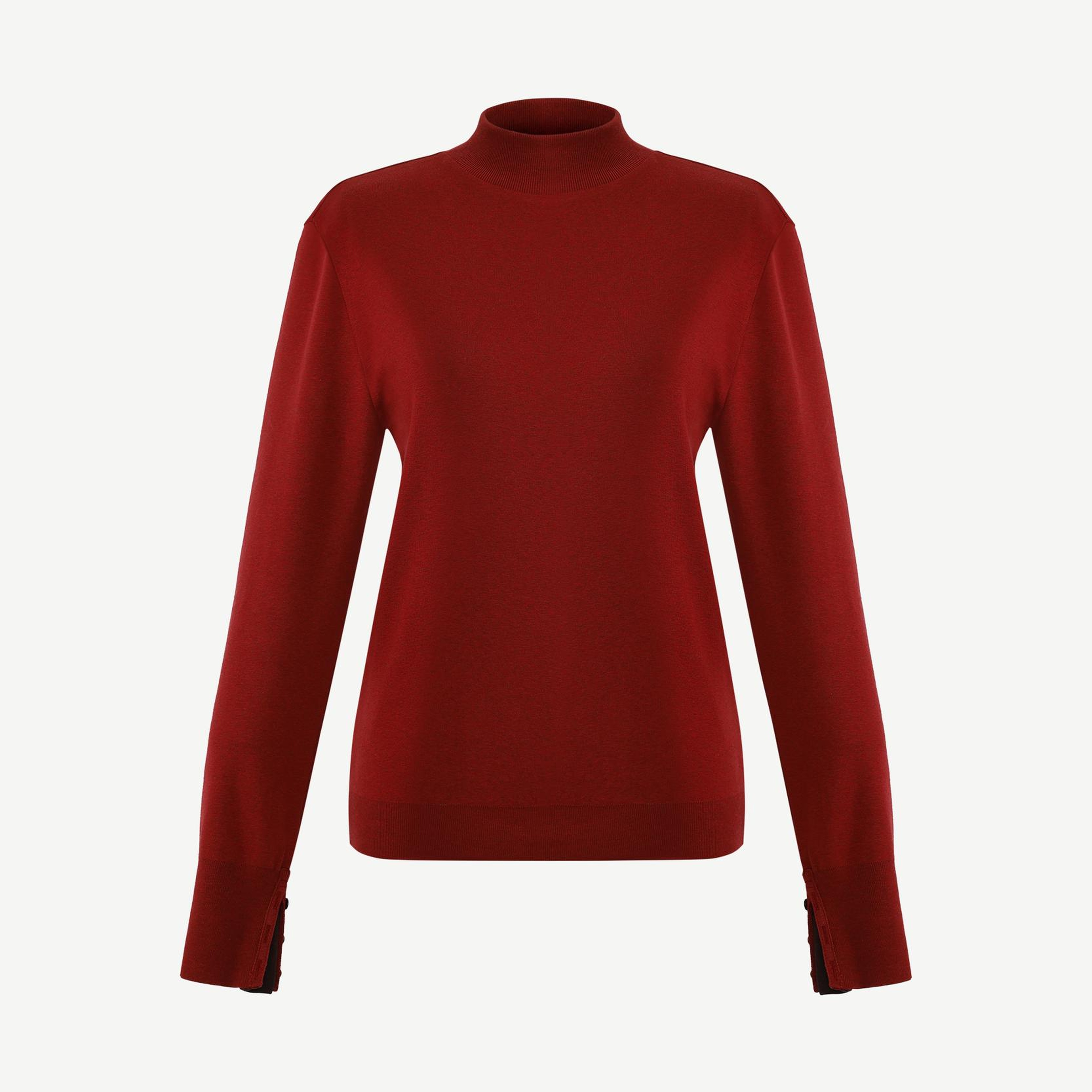 YARGICI Regular Yarım Balıkçı Yaka Uzun Kol Kazak