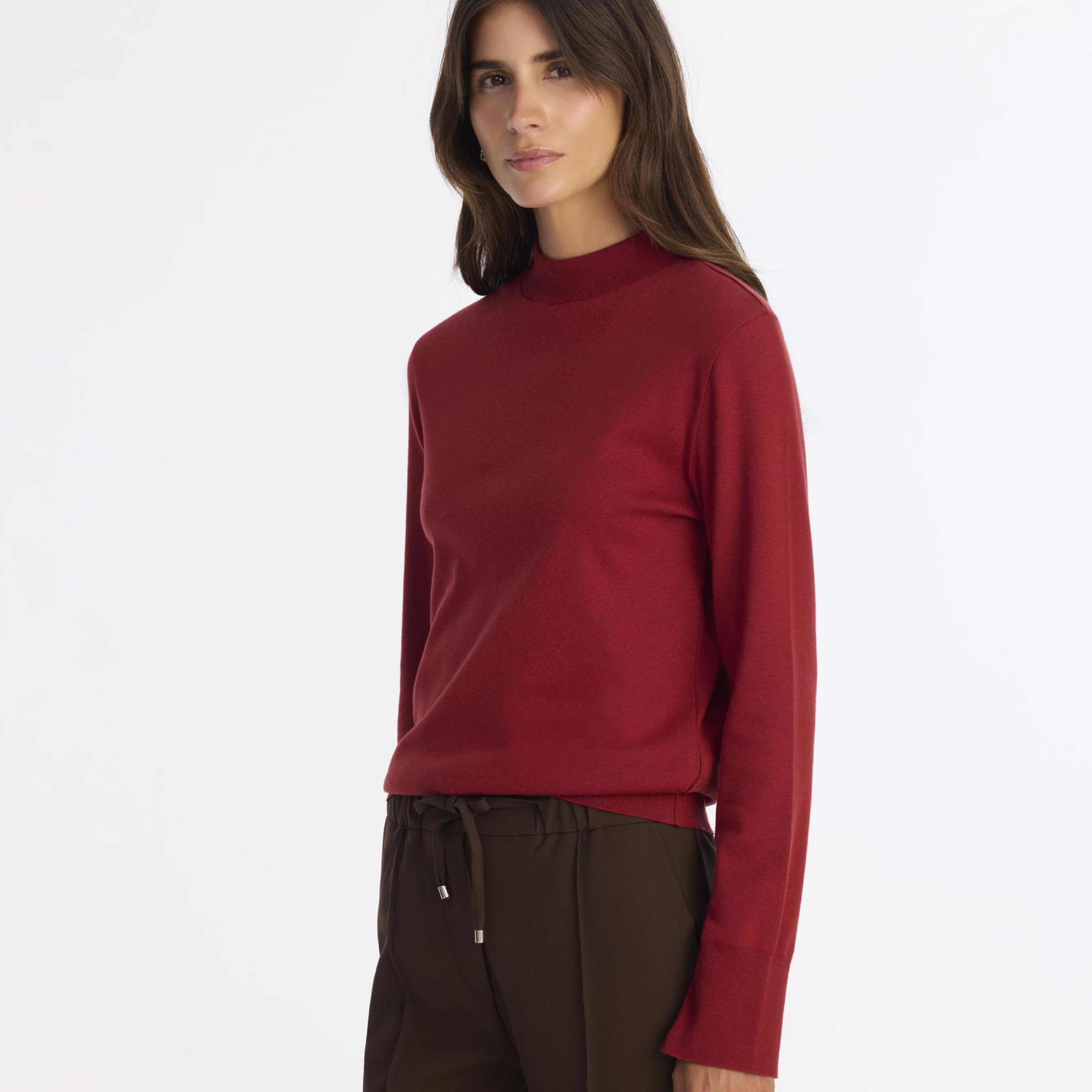 YARGICI Regular Yarım Balıkçı Yaka Uzun Kol Kazak