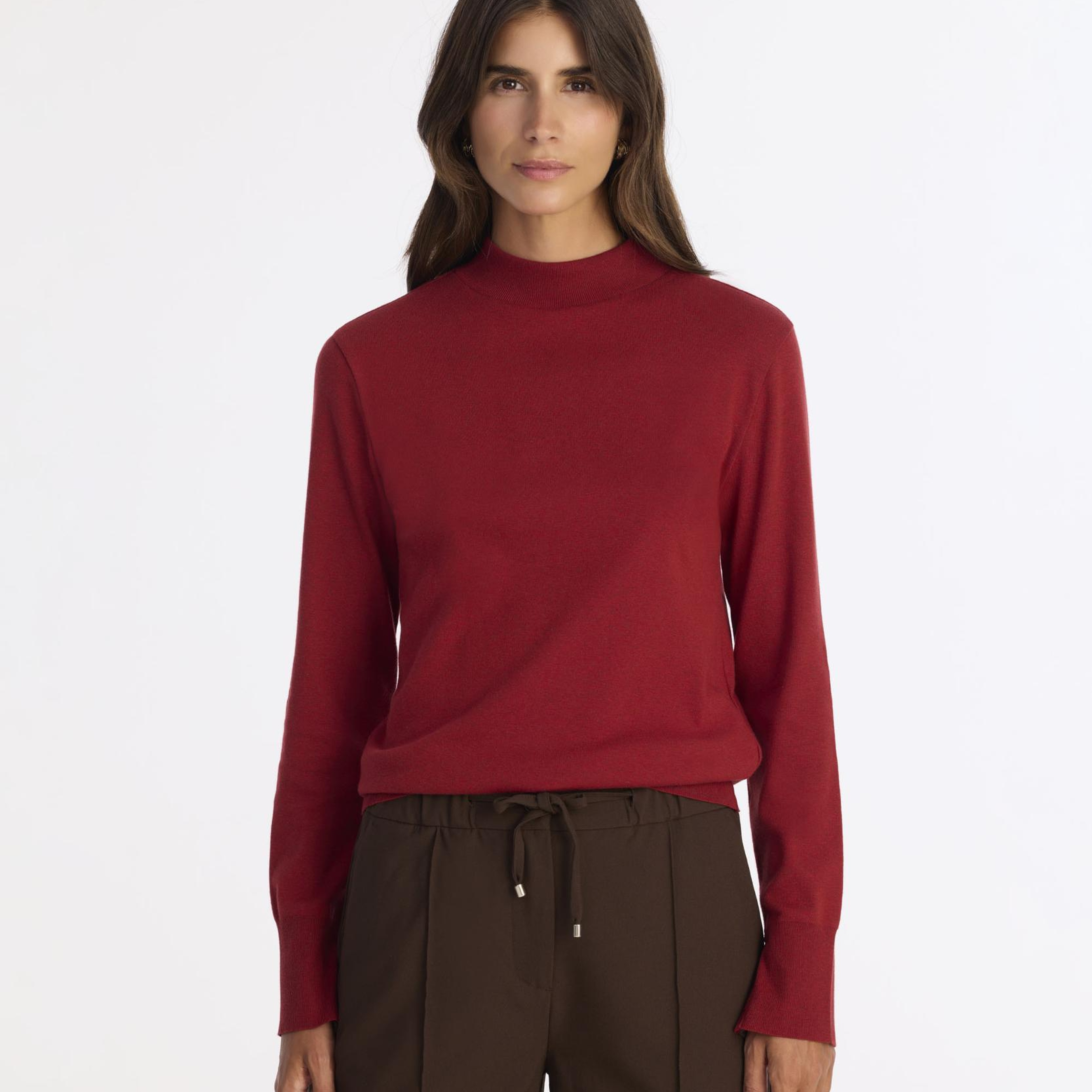 YARGICI Regular Yarım Balıkçı Yaka Uzun Kol Kazak