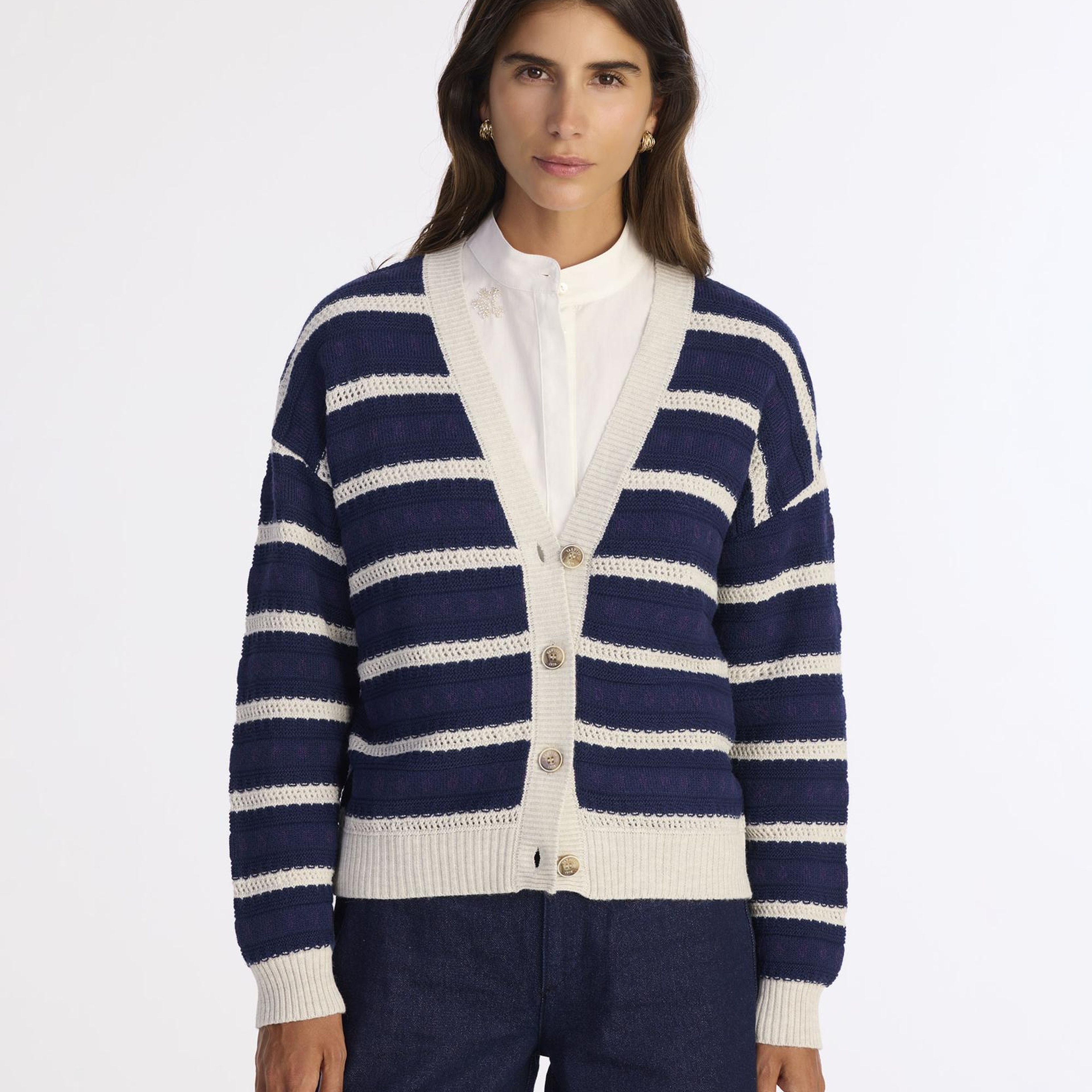 YARGICI Regular V Yaka Uzun Kol Hırka