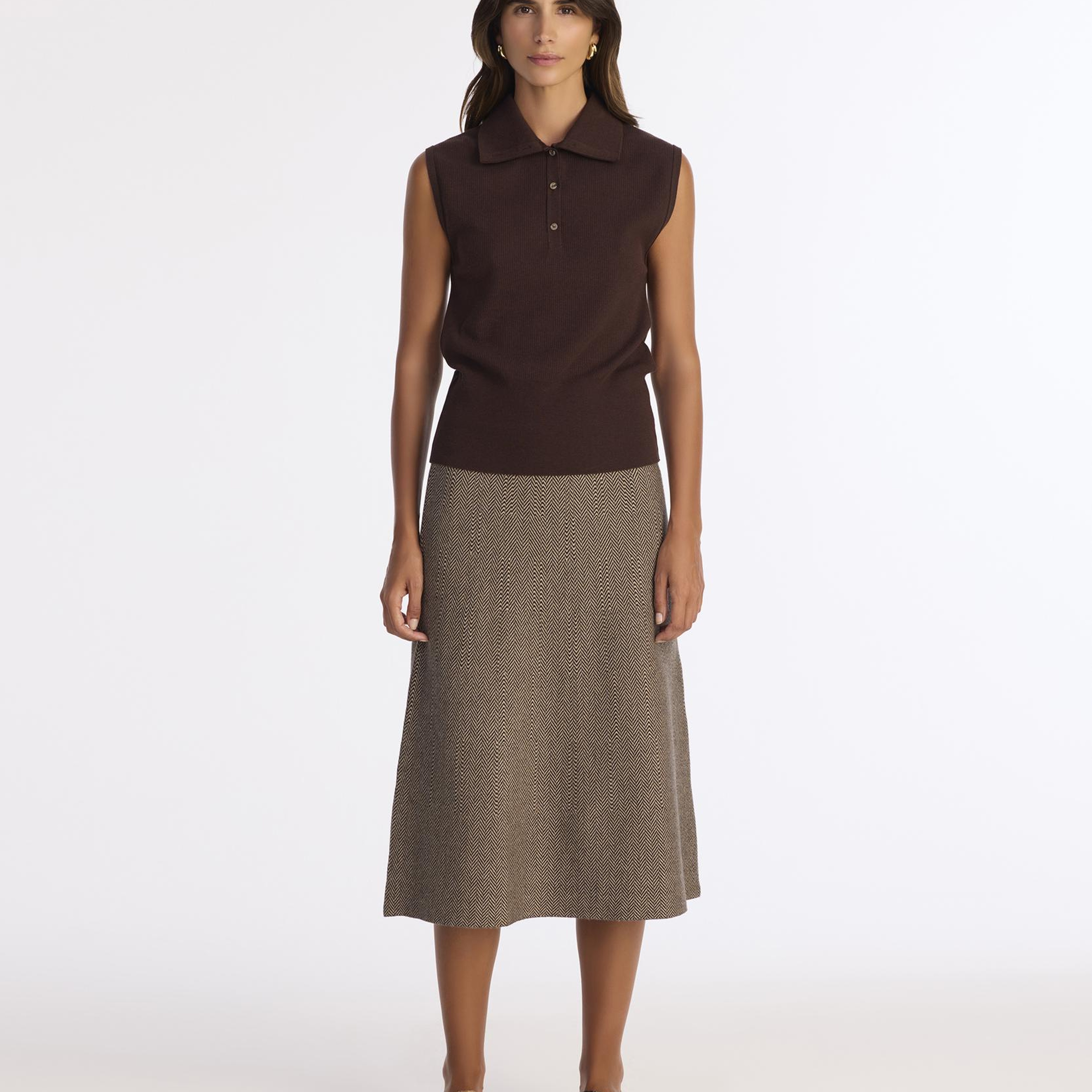 YARGICI Regular Yarım Balıkçı Yaka Kolsuz Kazak