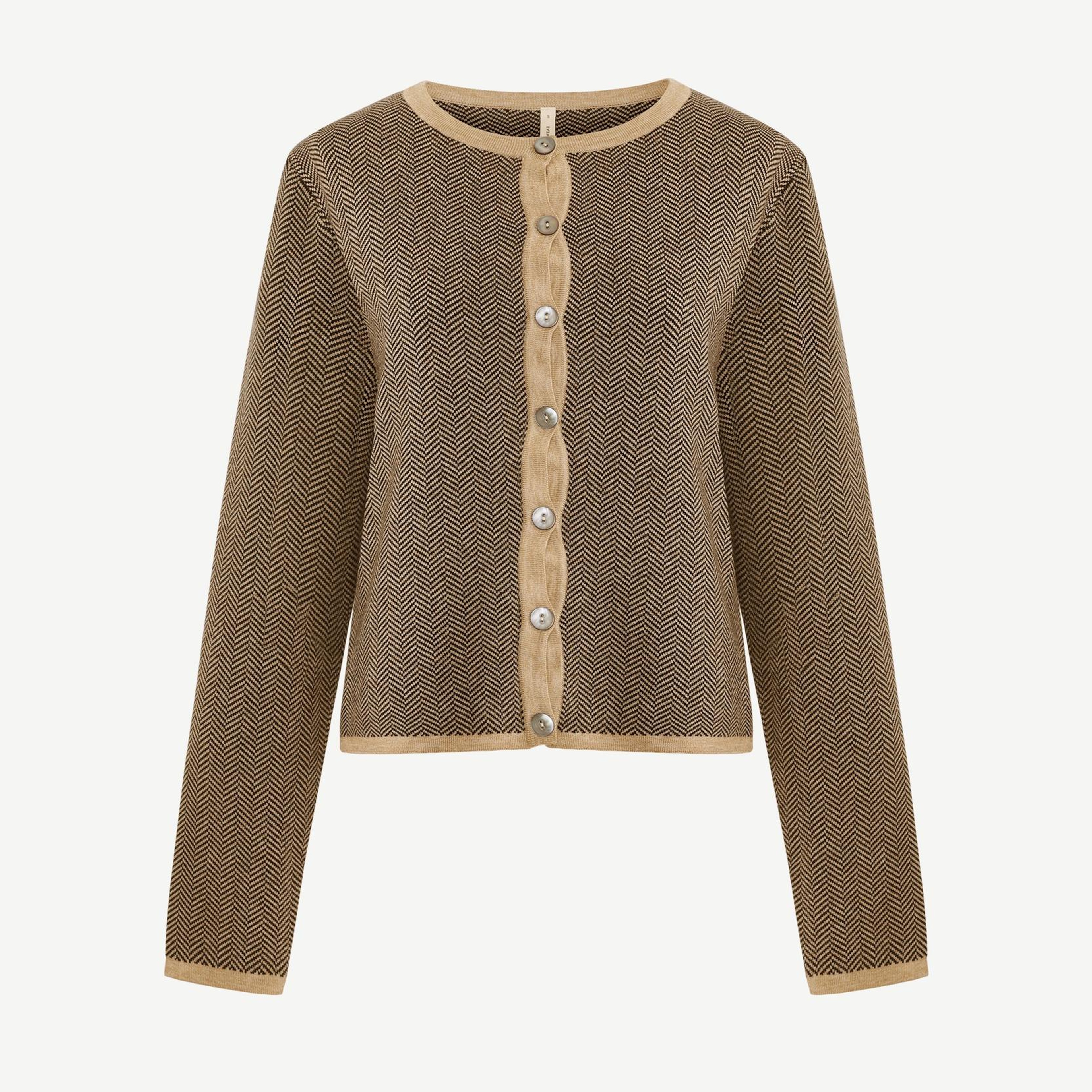 YARGICI Regular Bisiklet Yaka Uzun Kol Hırka