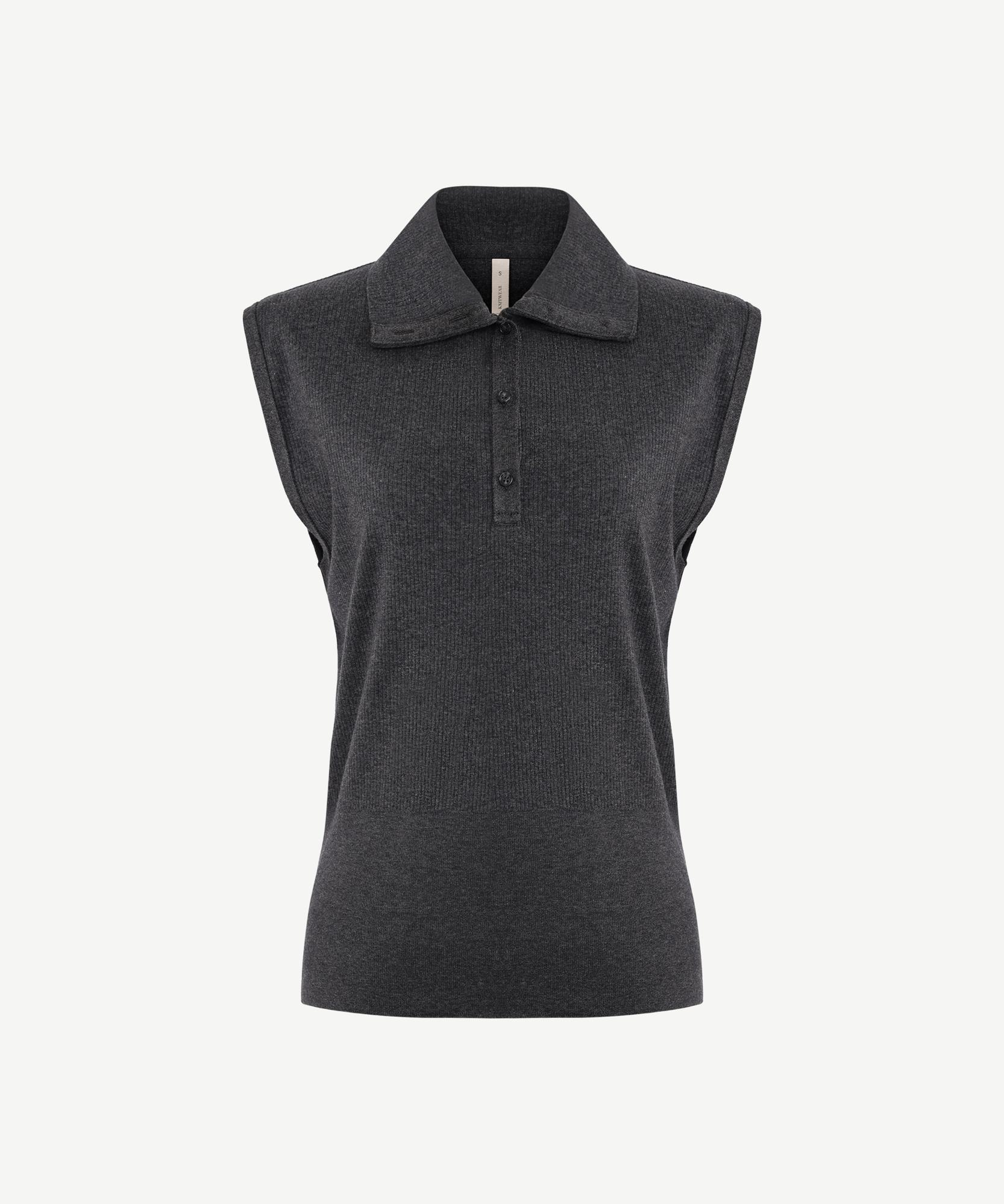 YARGICI Regular Yarım Balıkçı Yaka Kolsuz Kazak