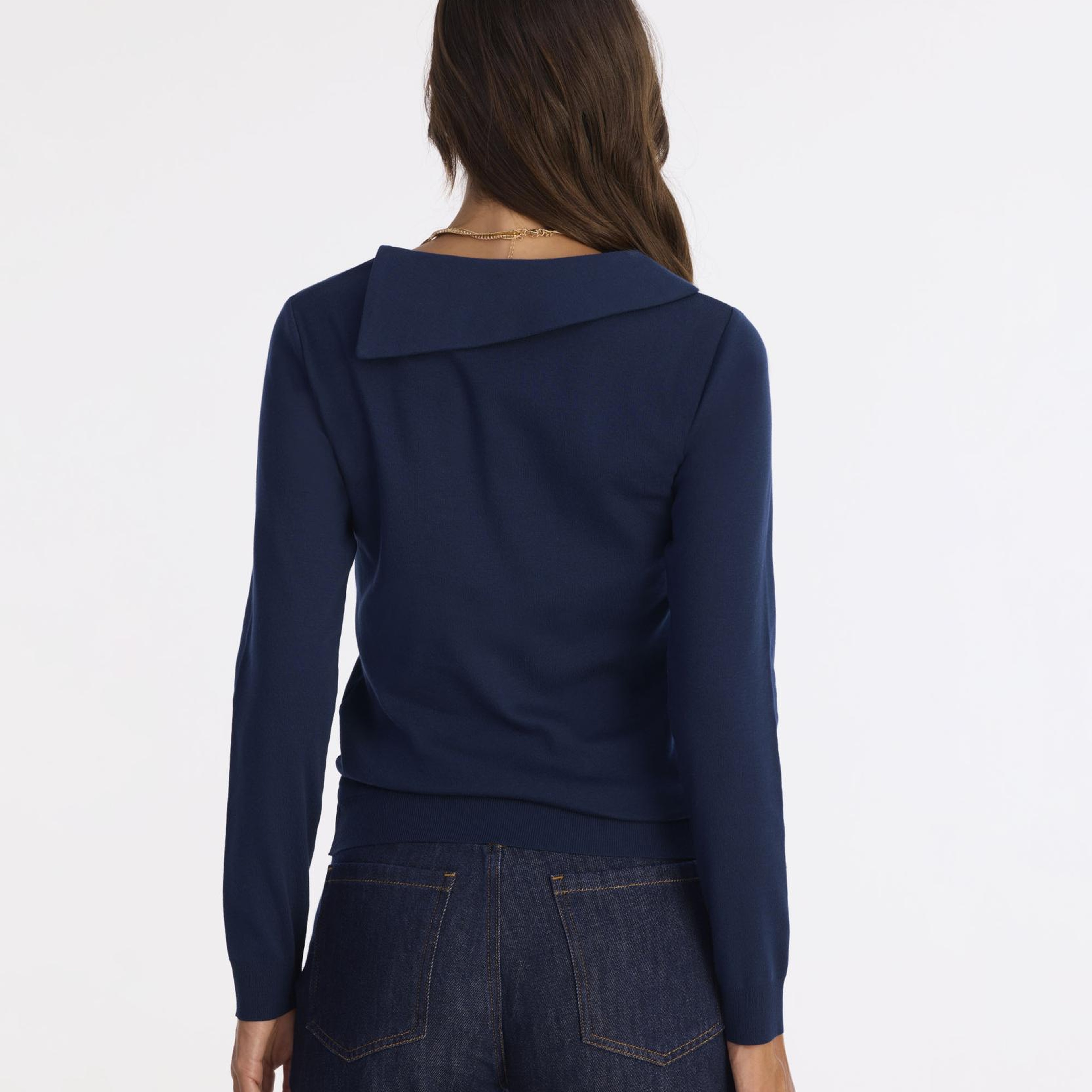 YARGICI Regular Kayık Yaka Uzun Kol Kazak