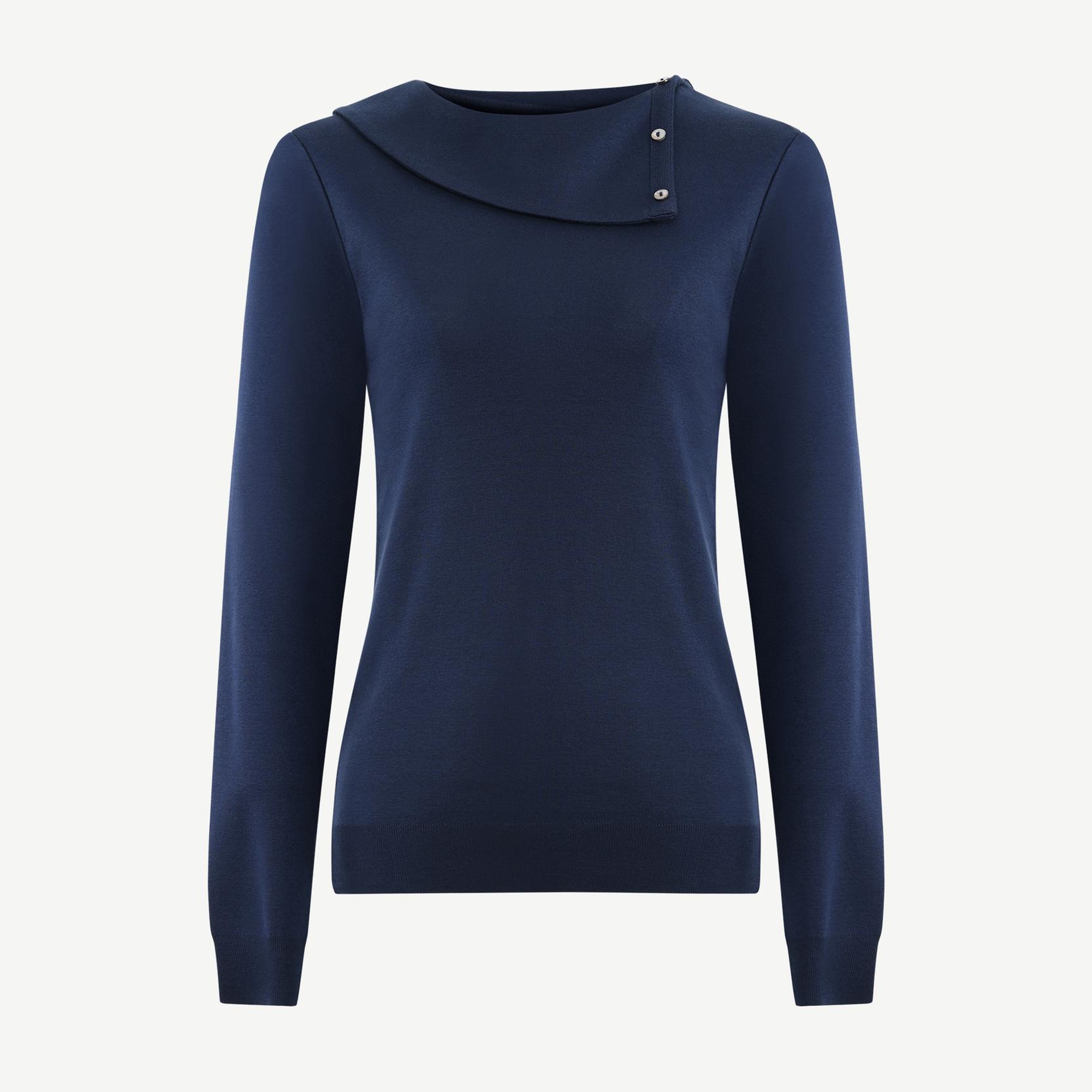 YARGICI Regular Kayık Yaka Uzun Kol Kazak