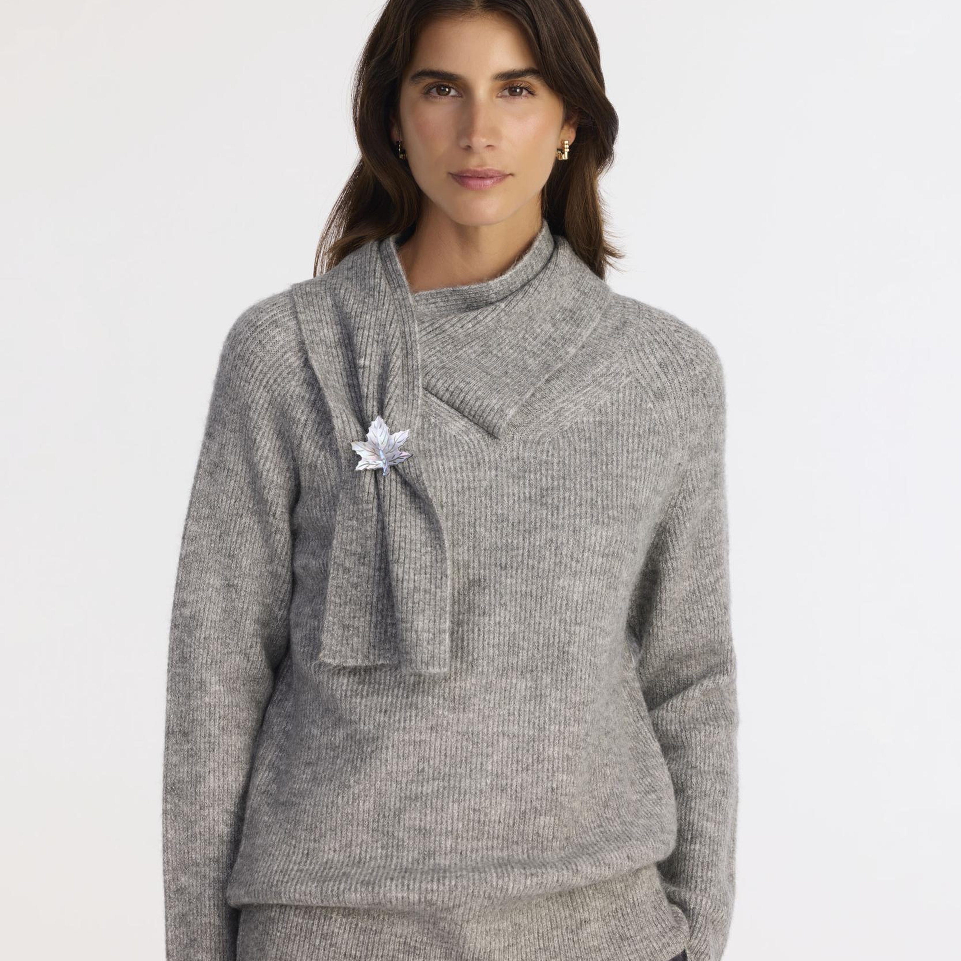 YARGICI Regular Şal Yaka Uzun Kol Kazak