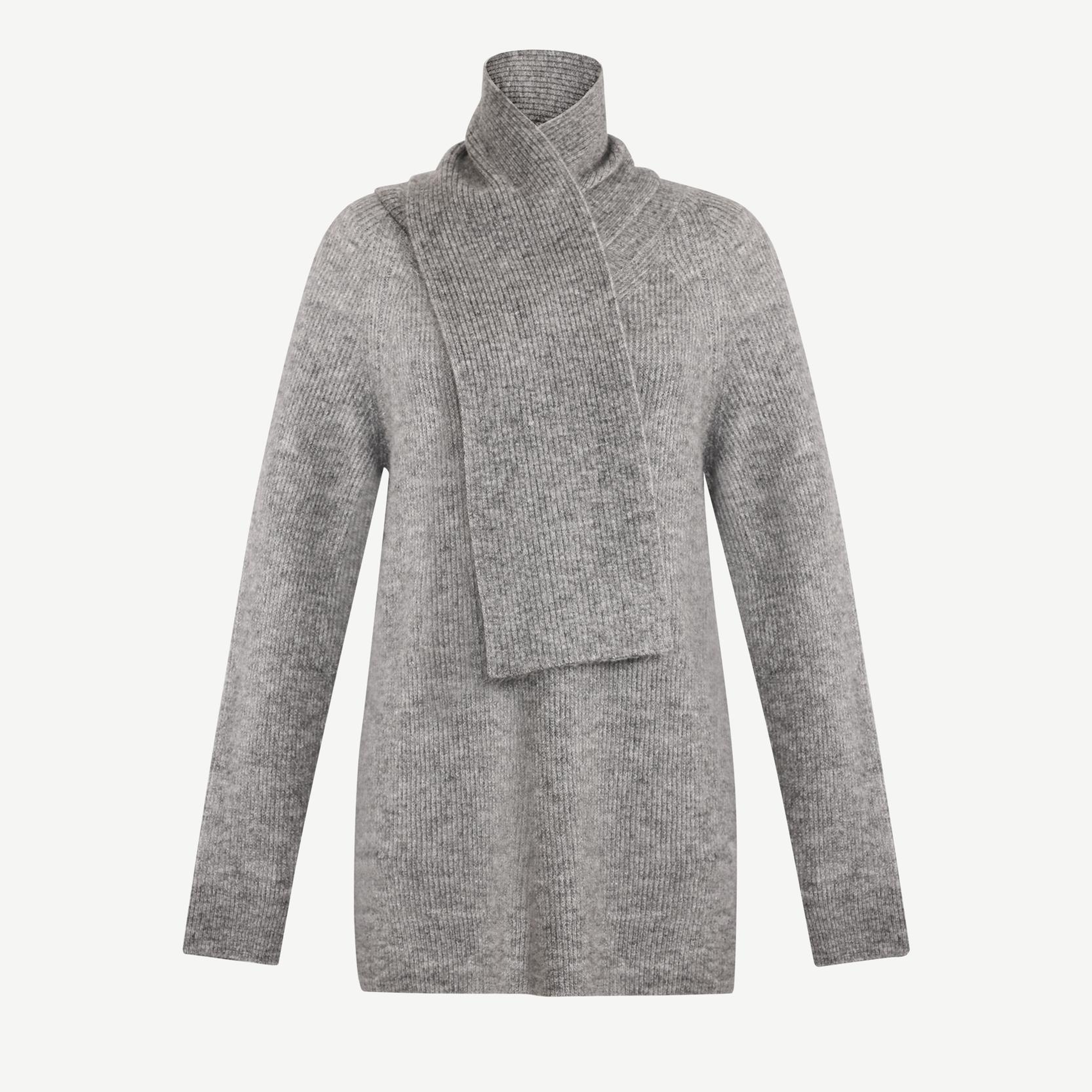 YARGICI Regular Şal Yaka Uzun Kol Kazak