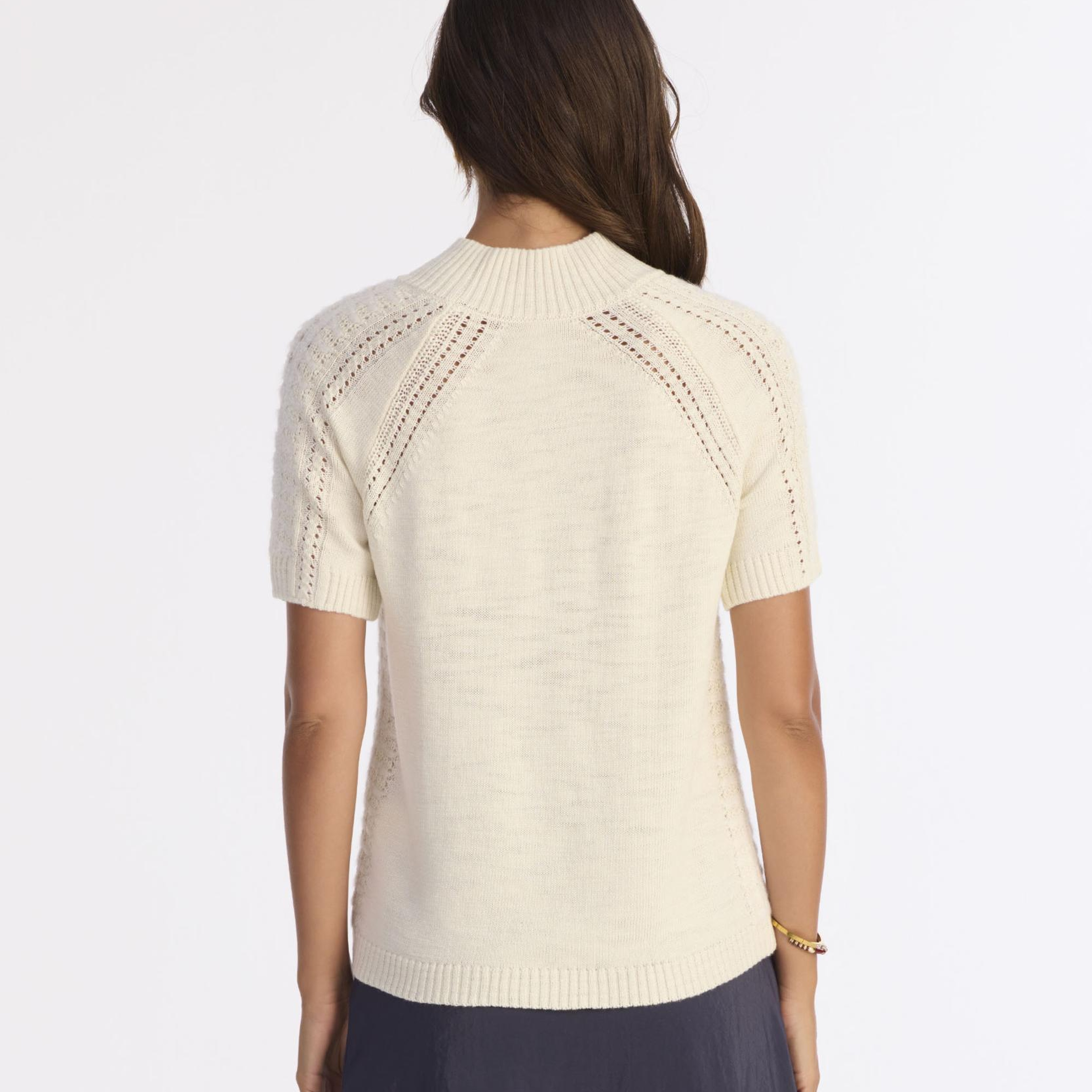 YARGICI Regular Dik Yaka Kısa Kol Kazak