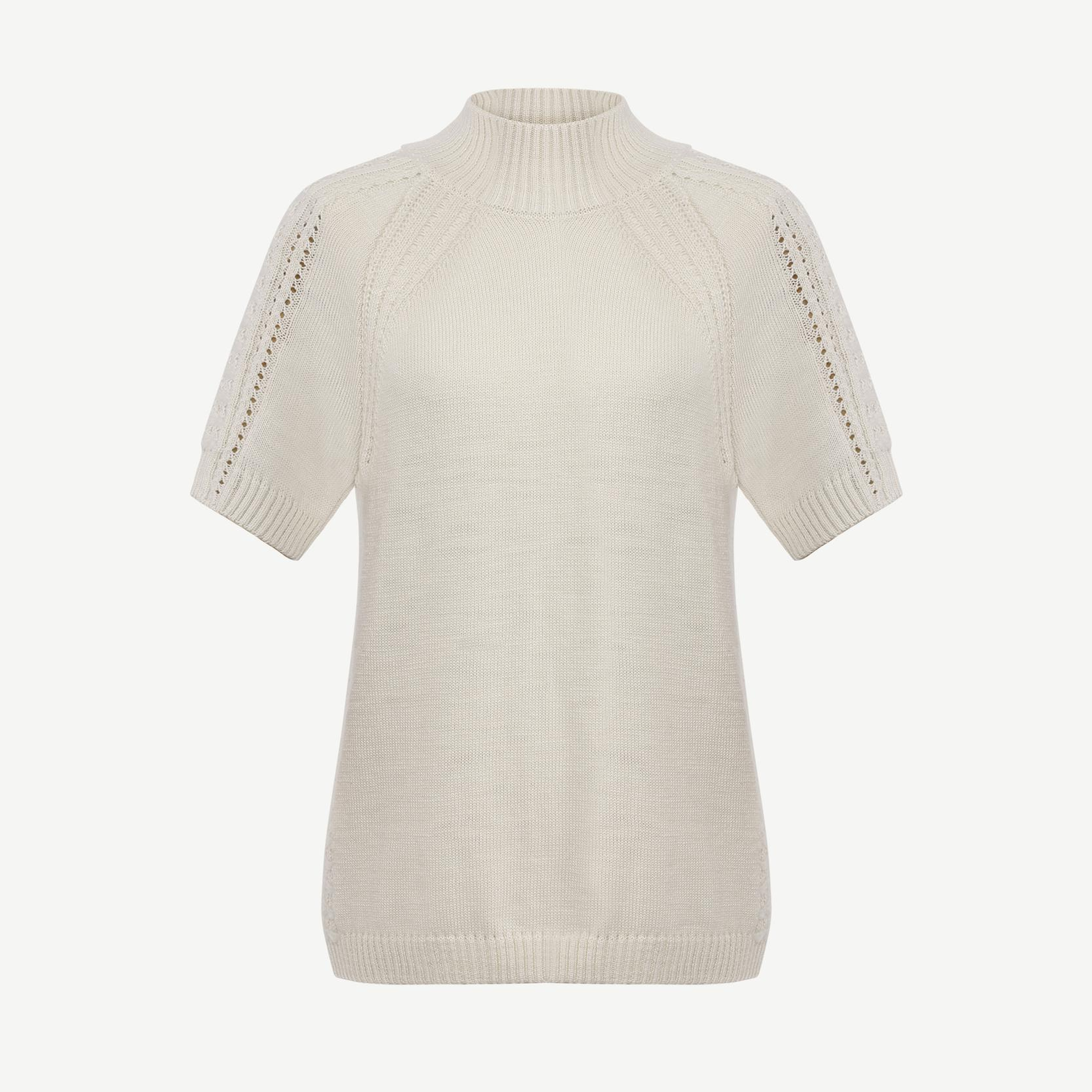 YARGICI Regular Dik Yaka Kısa Kol Kazak