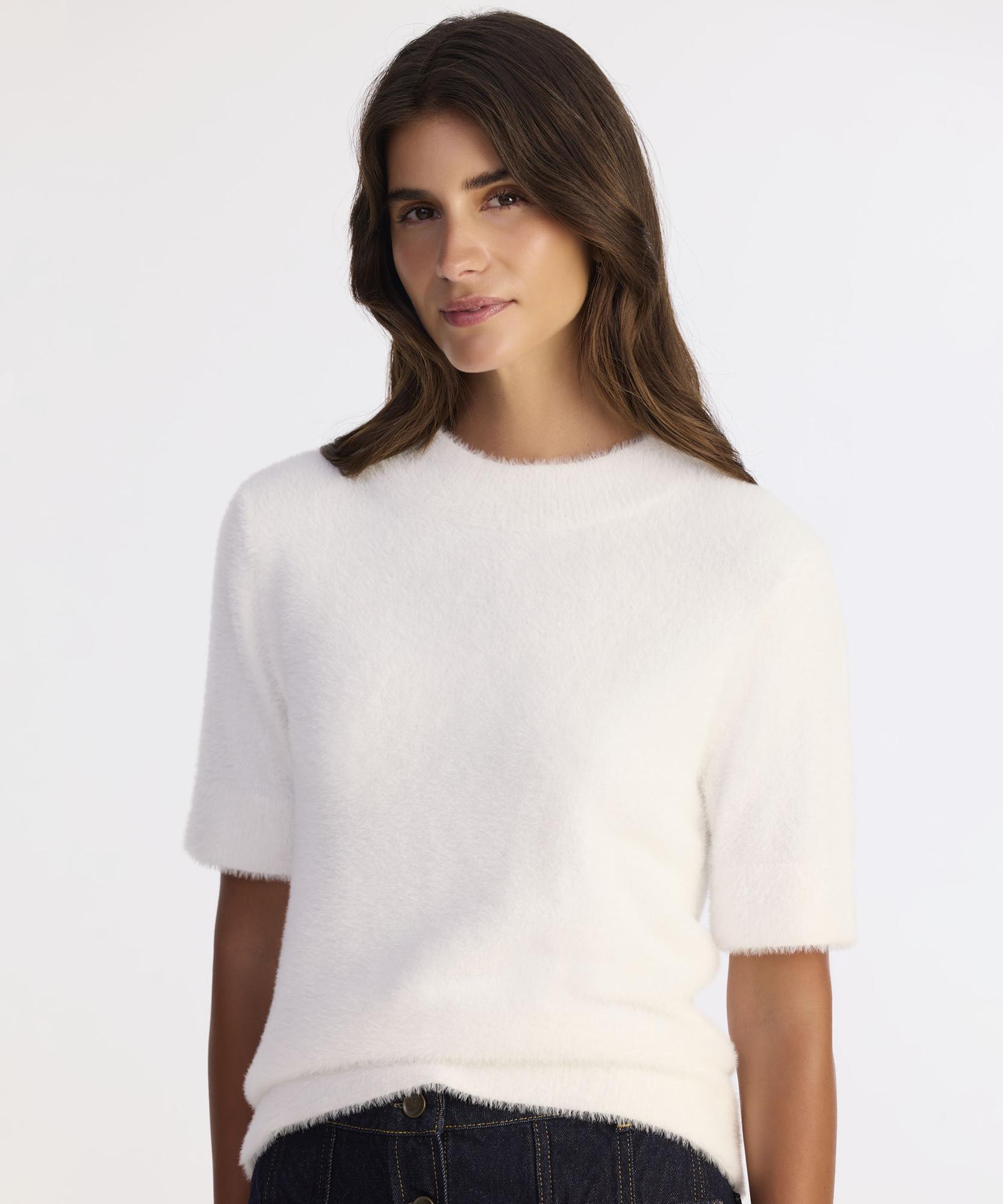 YARGICI Regular Dik Yaka Kısa Kol Kazak