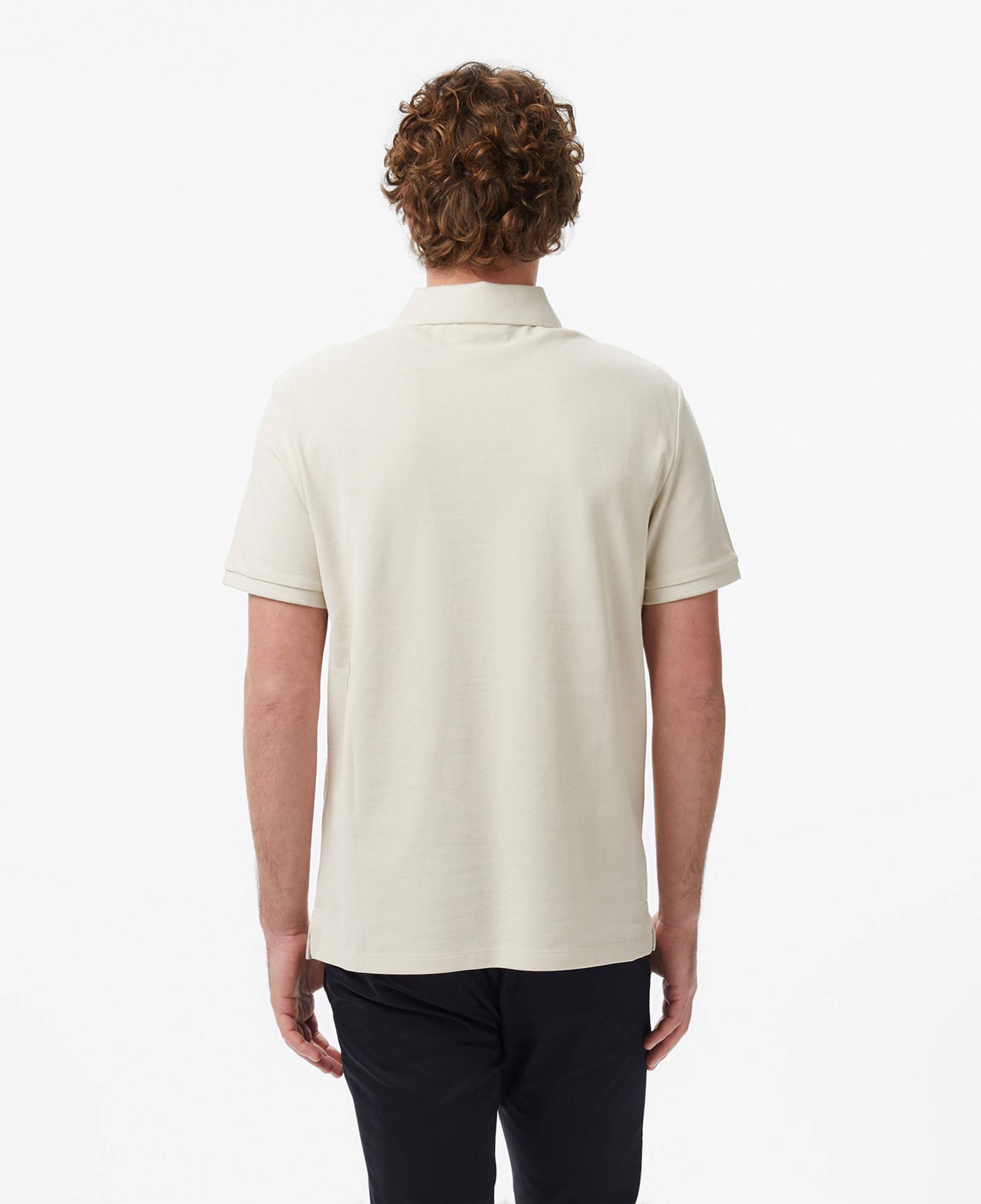 Calvin Klein Monogram Pique Erkek Bej Polo