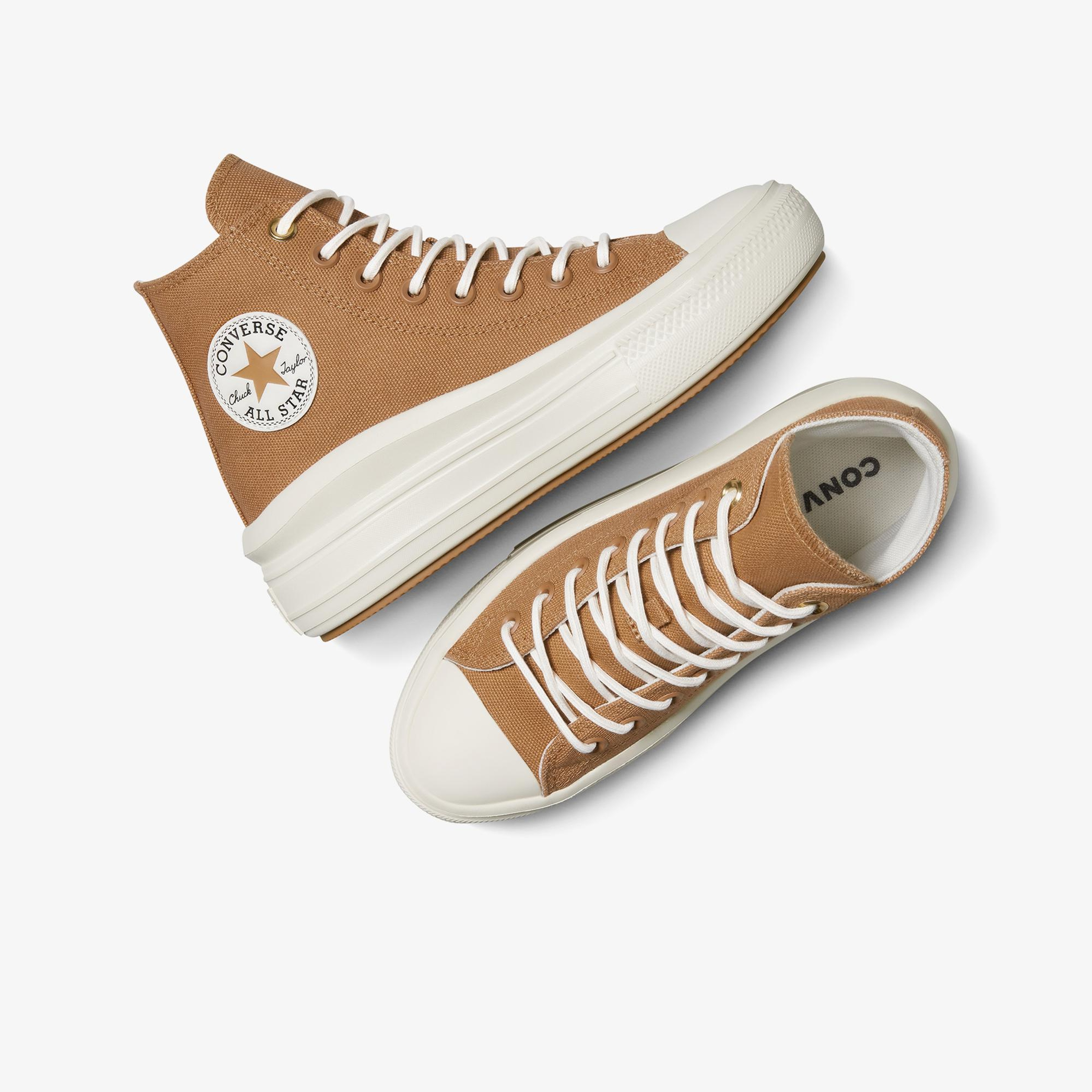 Converse Chuck Taylor All Star Move Platform Unisex Kahverengi Sneaker