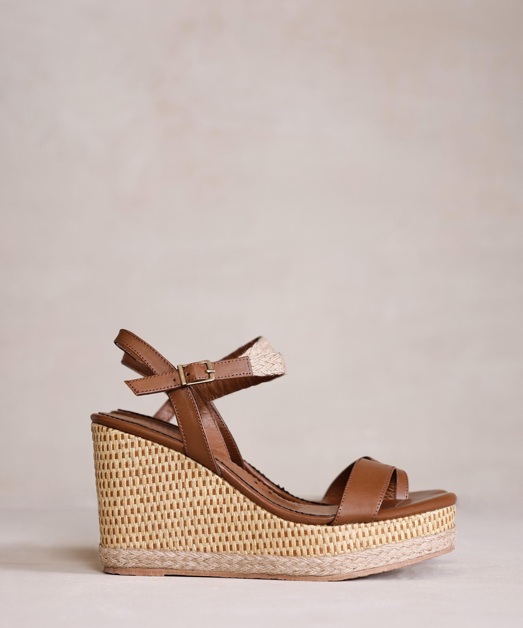 YARGICI İnce Bantlı Dolgu Espadril