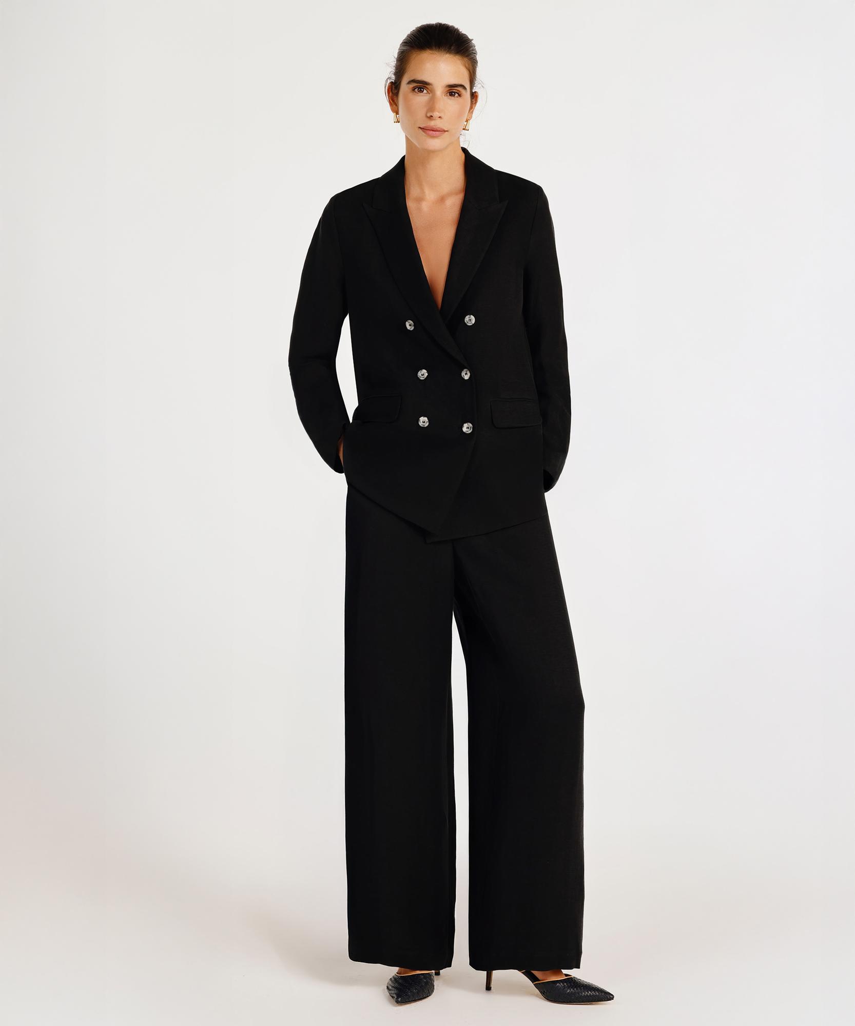 YARGICI Kruvaze Kapama Kırlangıç Yaka Ceket