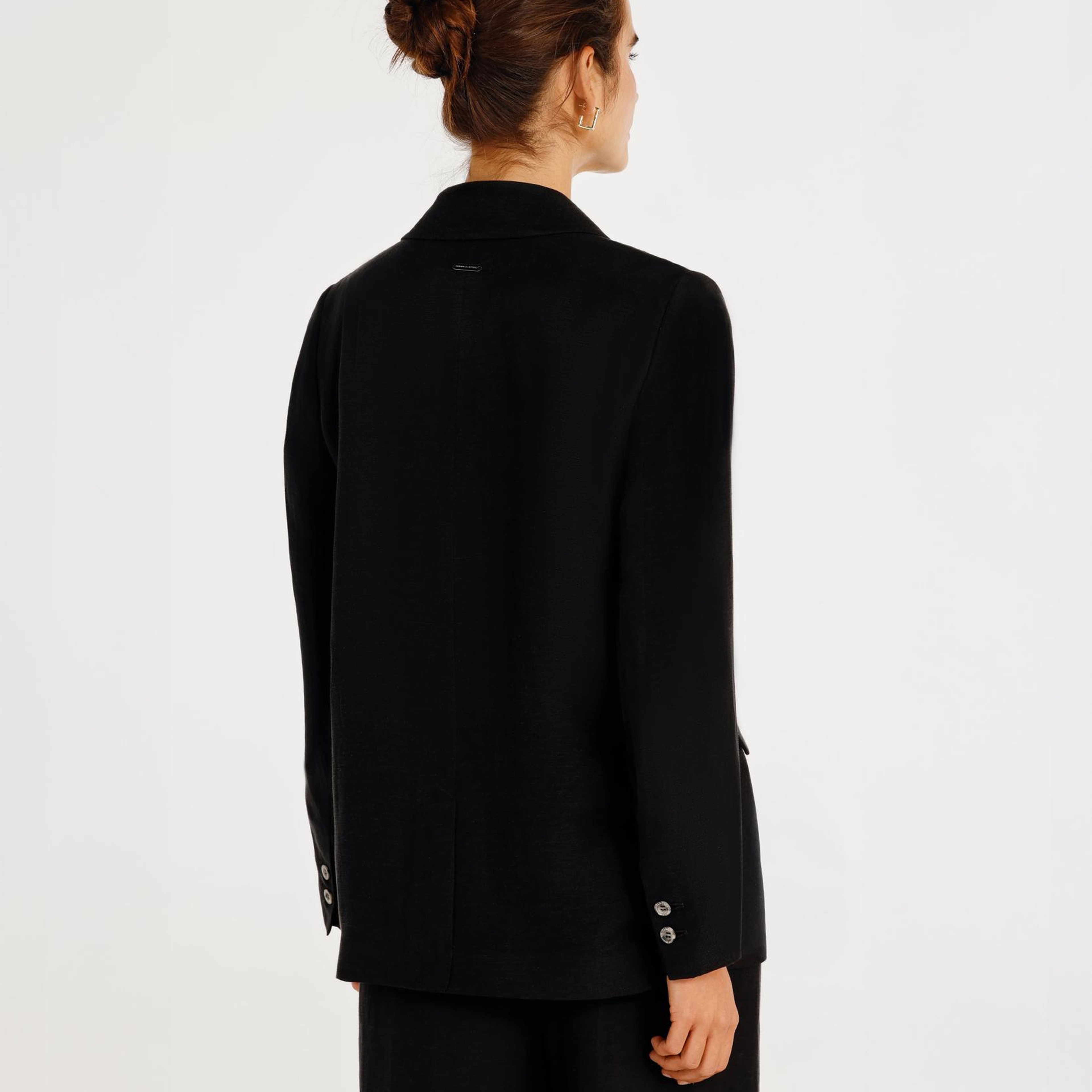 YARGICI Kruvaze Kapama Kırlangıç Yaka Ceket