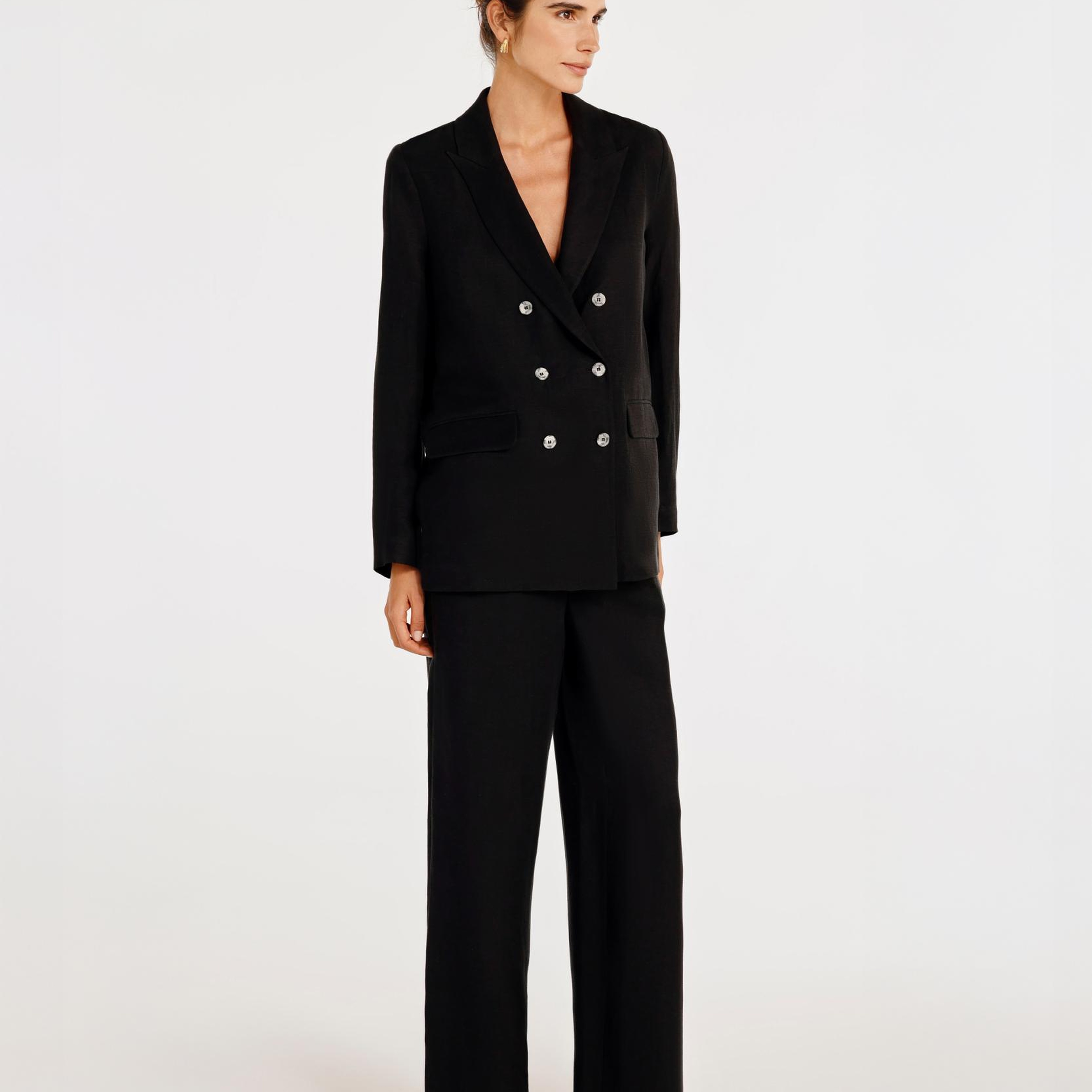 YARGICI Kruvaze Kapama Kırlangıç Yaka Ceket