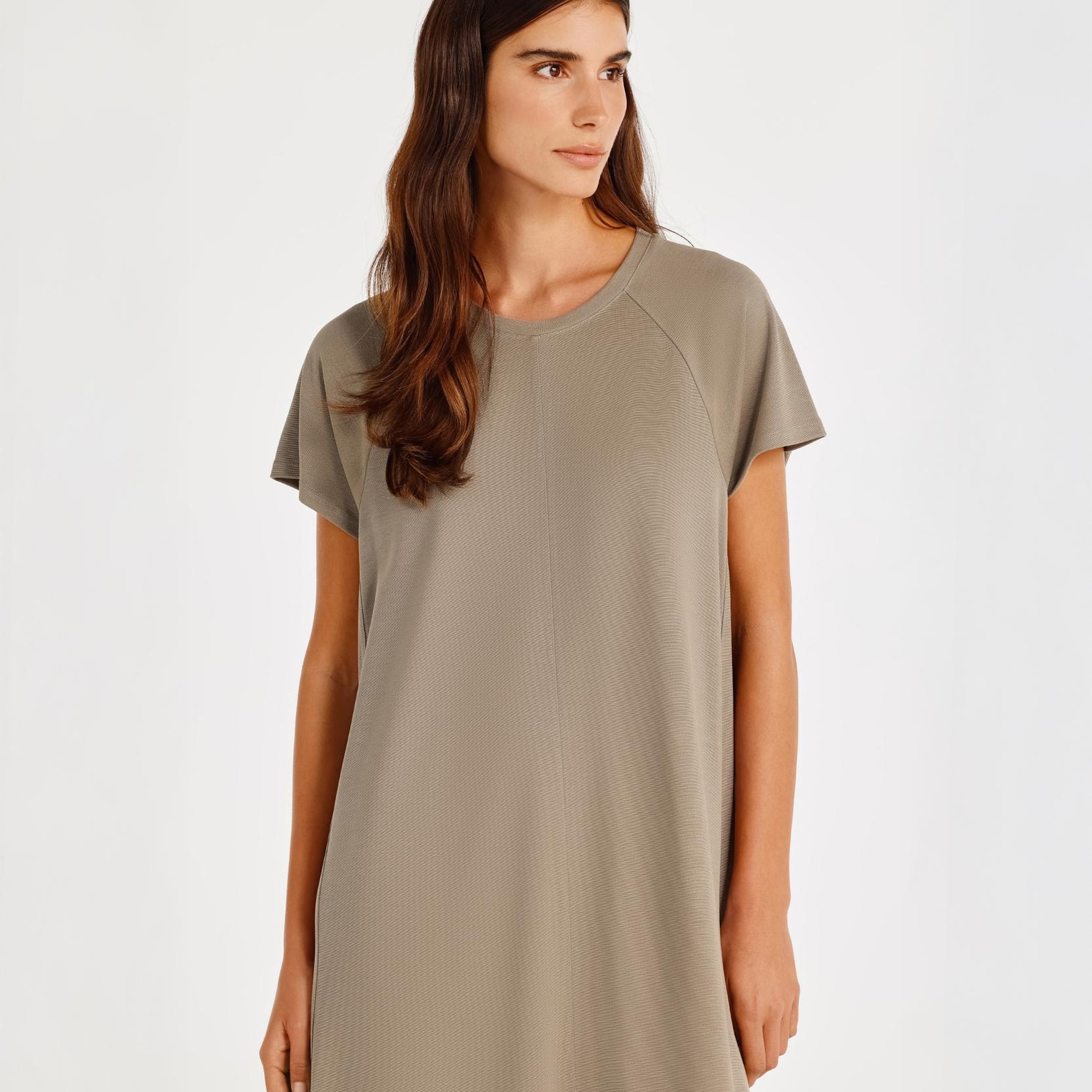 YARGICI Bisiklet Yaka Reglan Kol Elbise