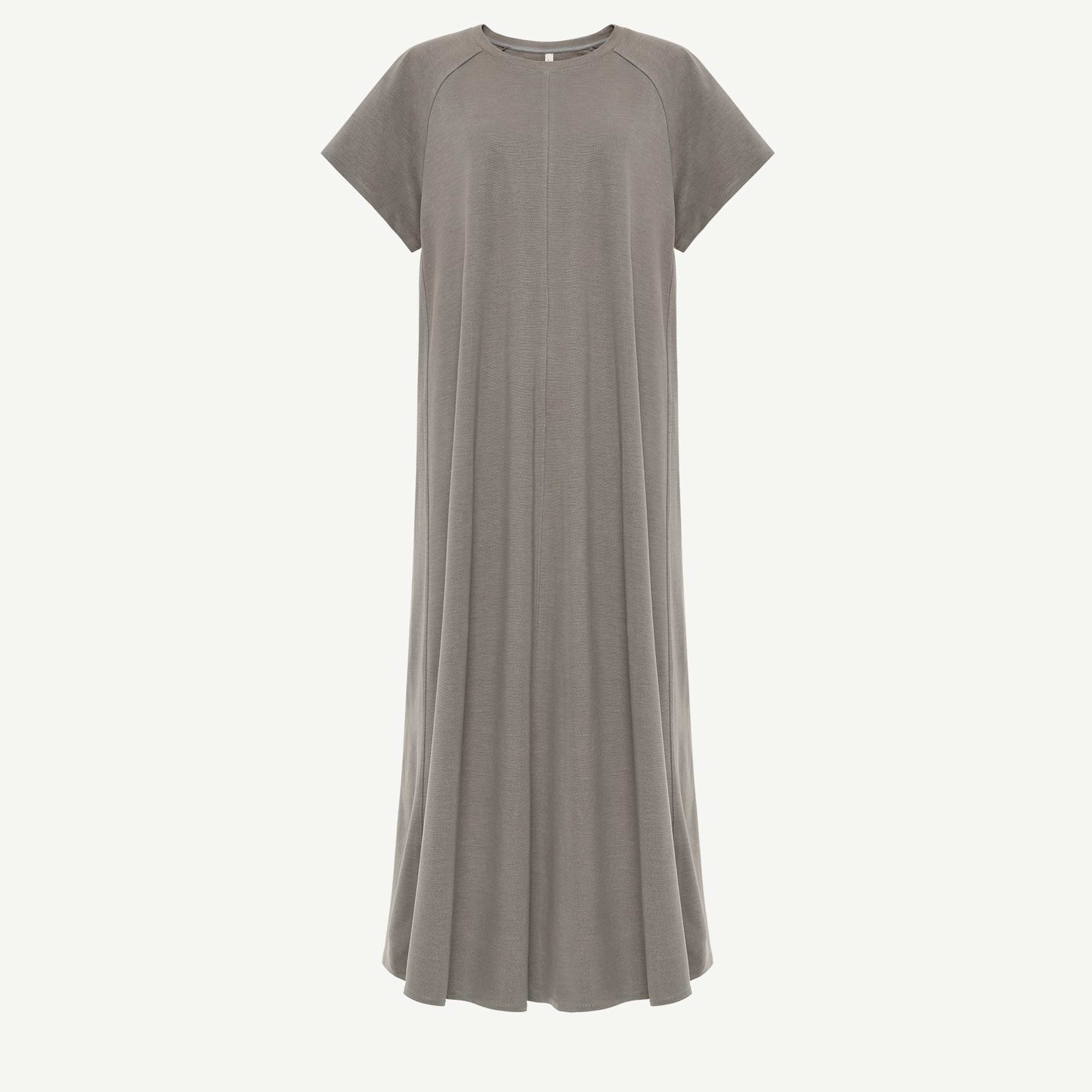 YARGICI Bisiklet Yaka Reglan Kol Elbise