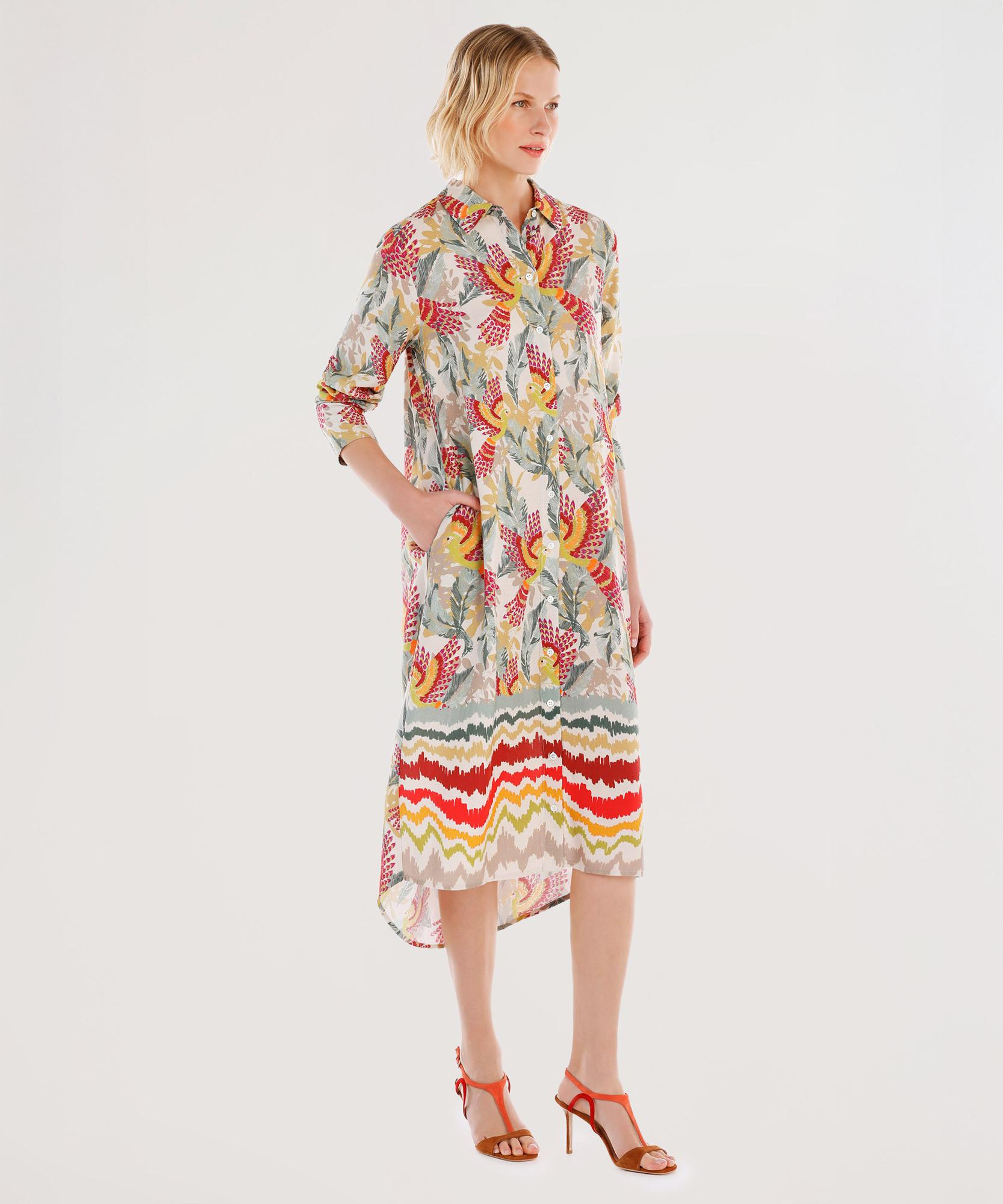 YARGICI Uzun Kollu Gömlek Elbise