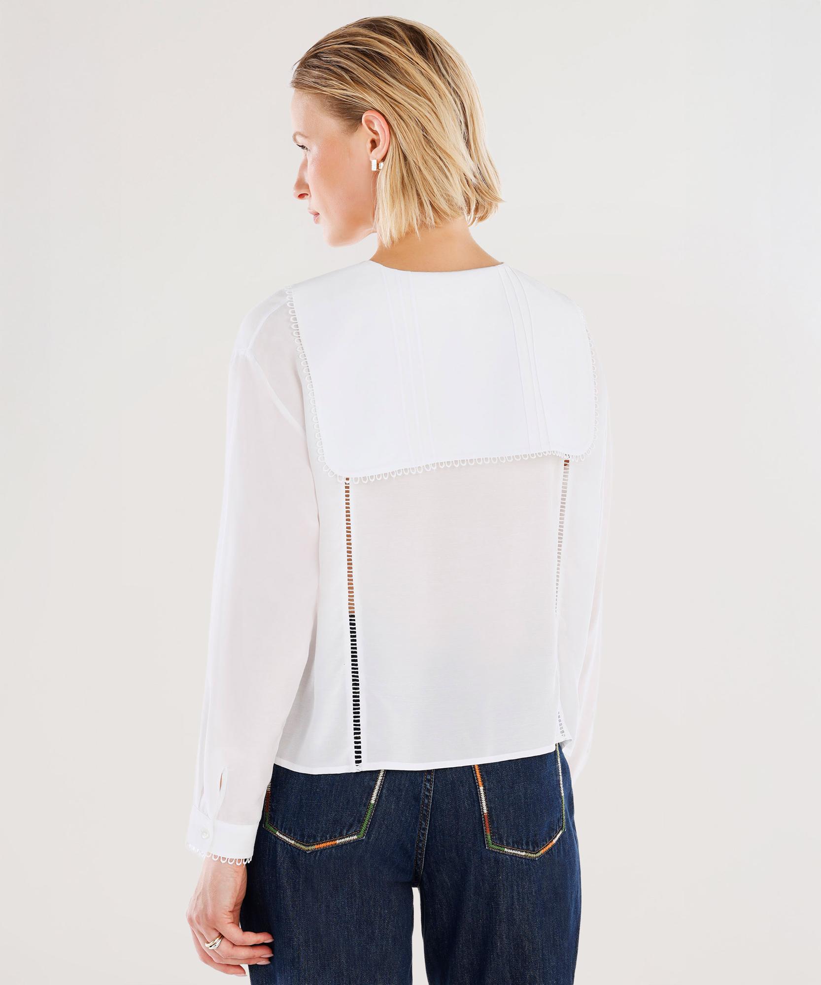 YARGICI Dantel Şeritli Gömlek