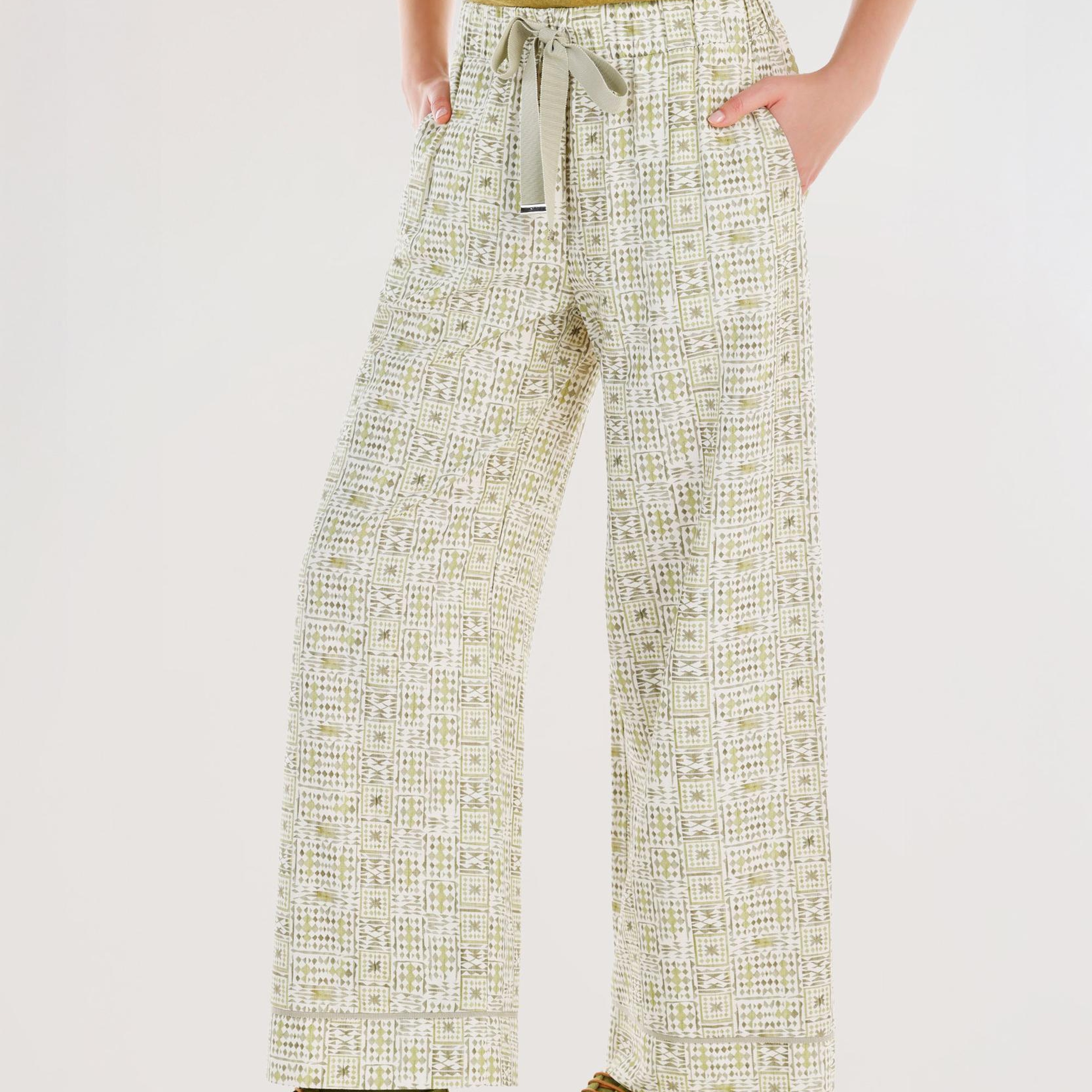 YARGICI Bağlama Detaylı Pantolon