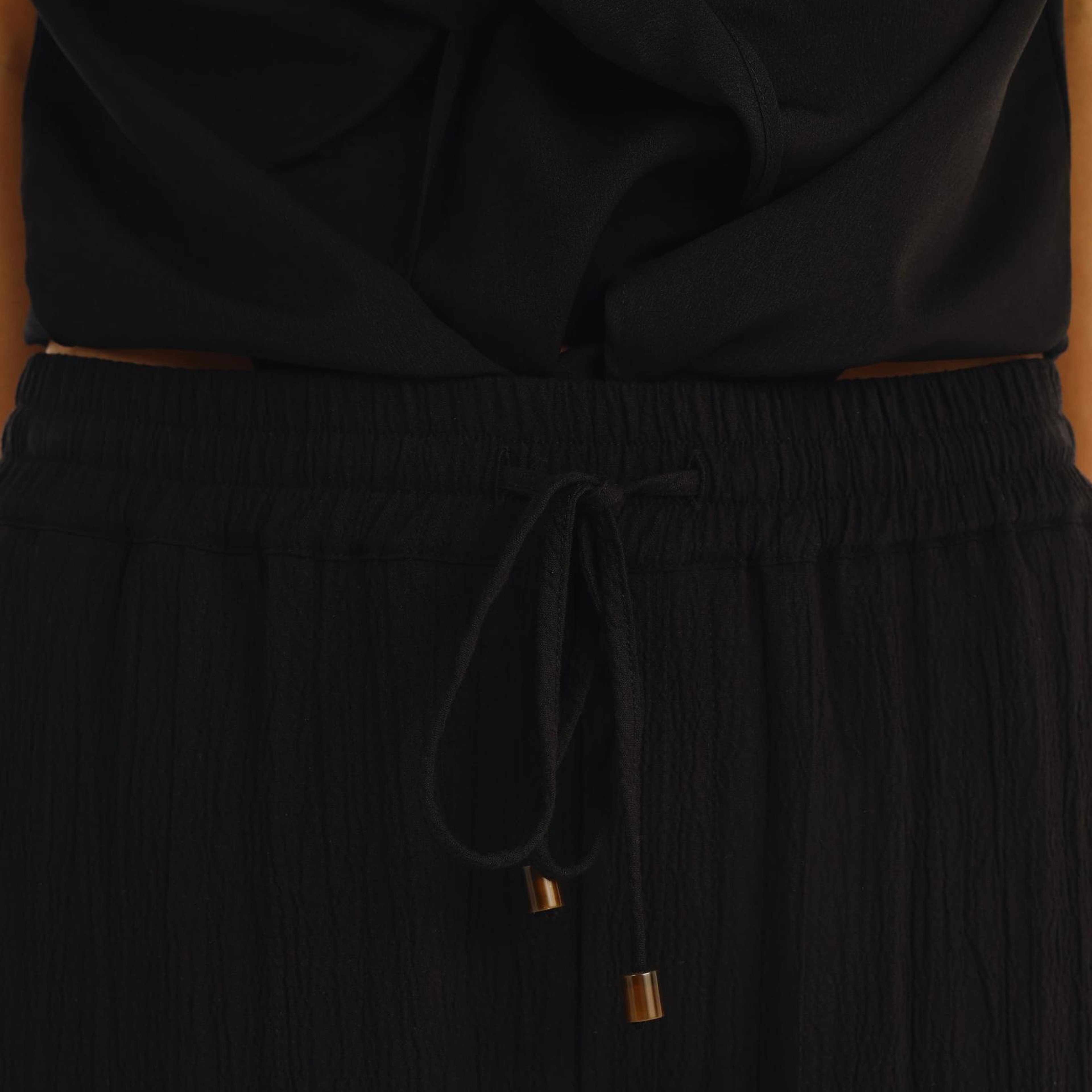 YARGICI Beli Bağlama Detaylı Pantolon