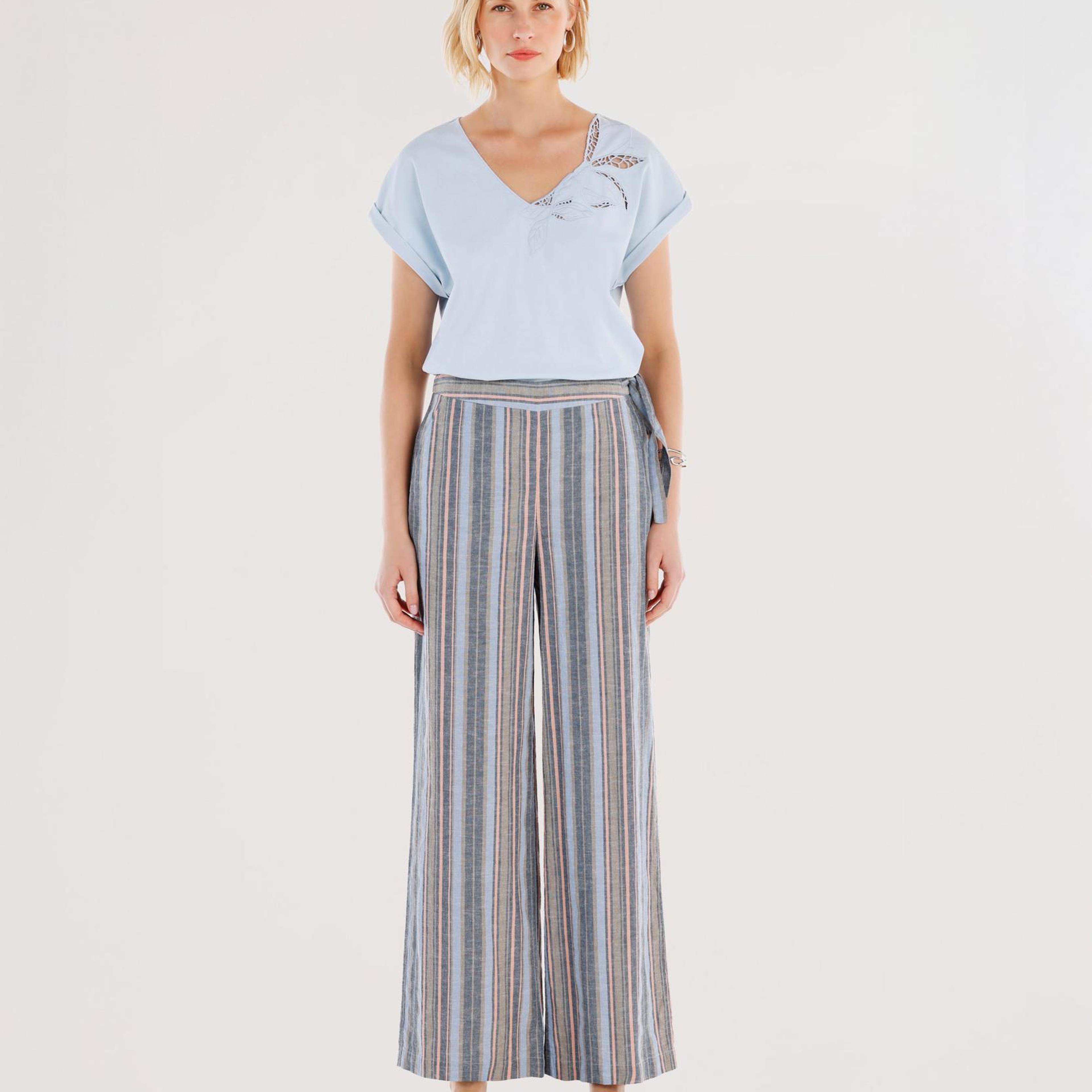 YARGICI Bağlama Detaylı Pantolon