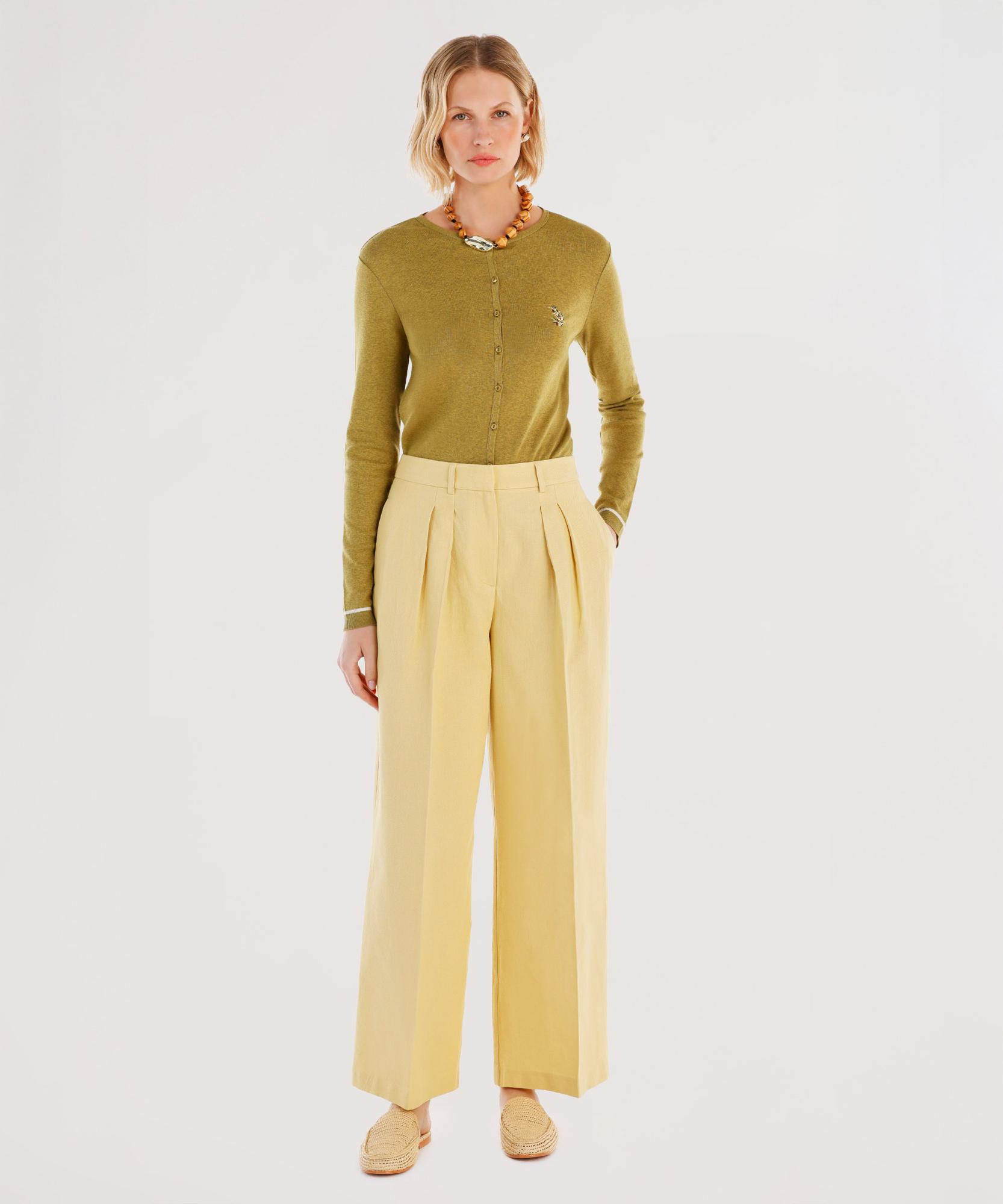 YARGICI Rahat Kalıp Önü Kancalı Pantolon