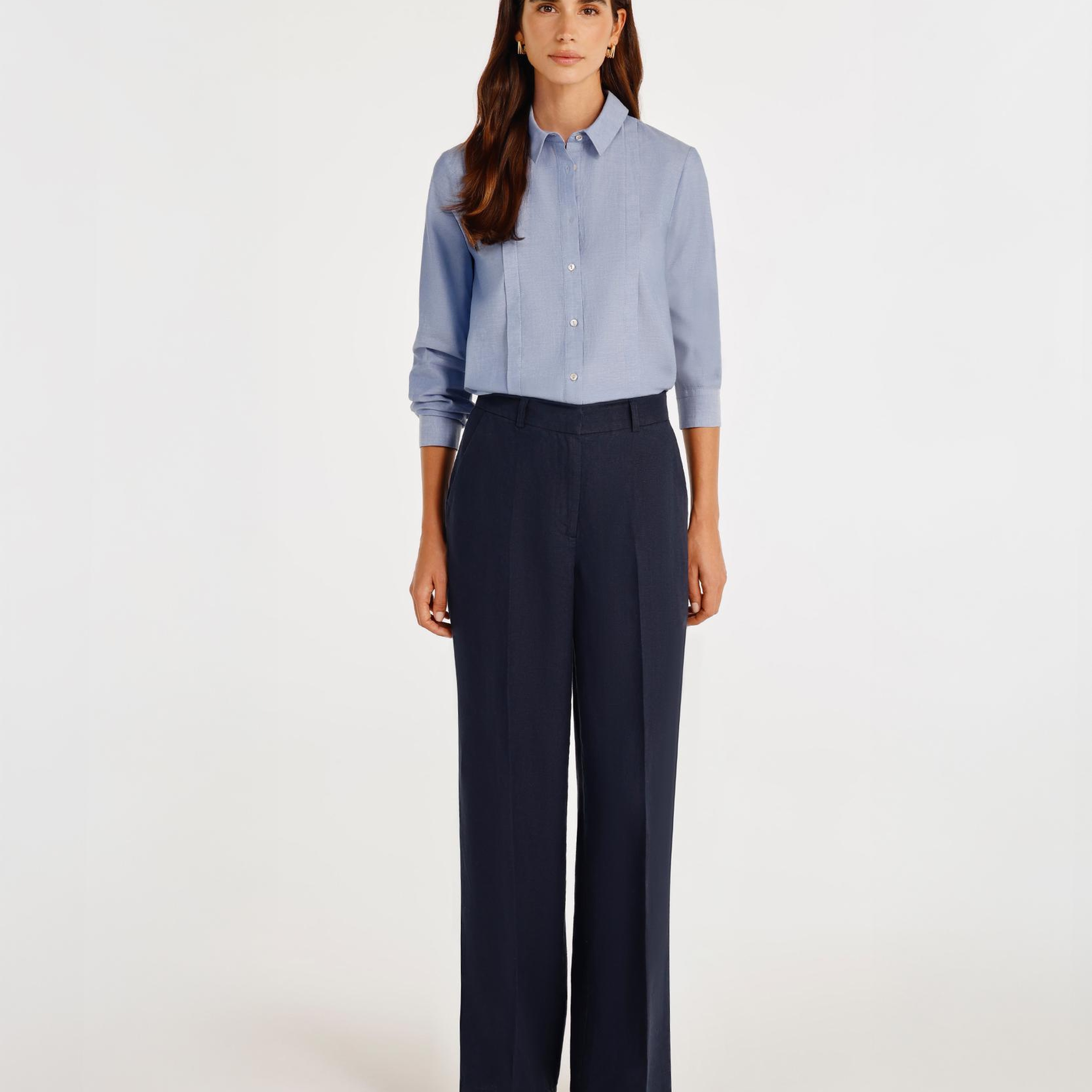 YARGICI Düz Kalıp Ütü İzli Pantolon