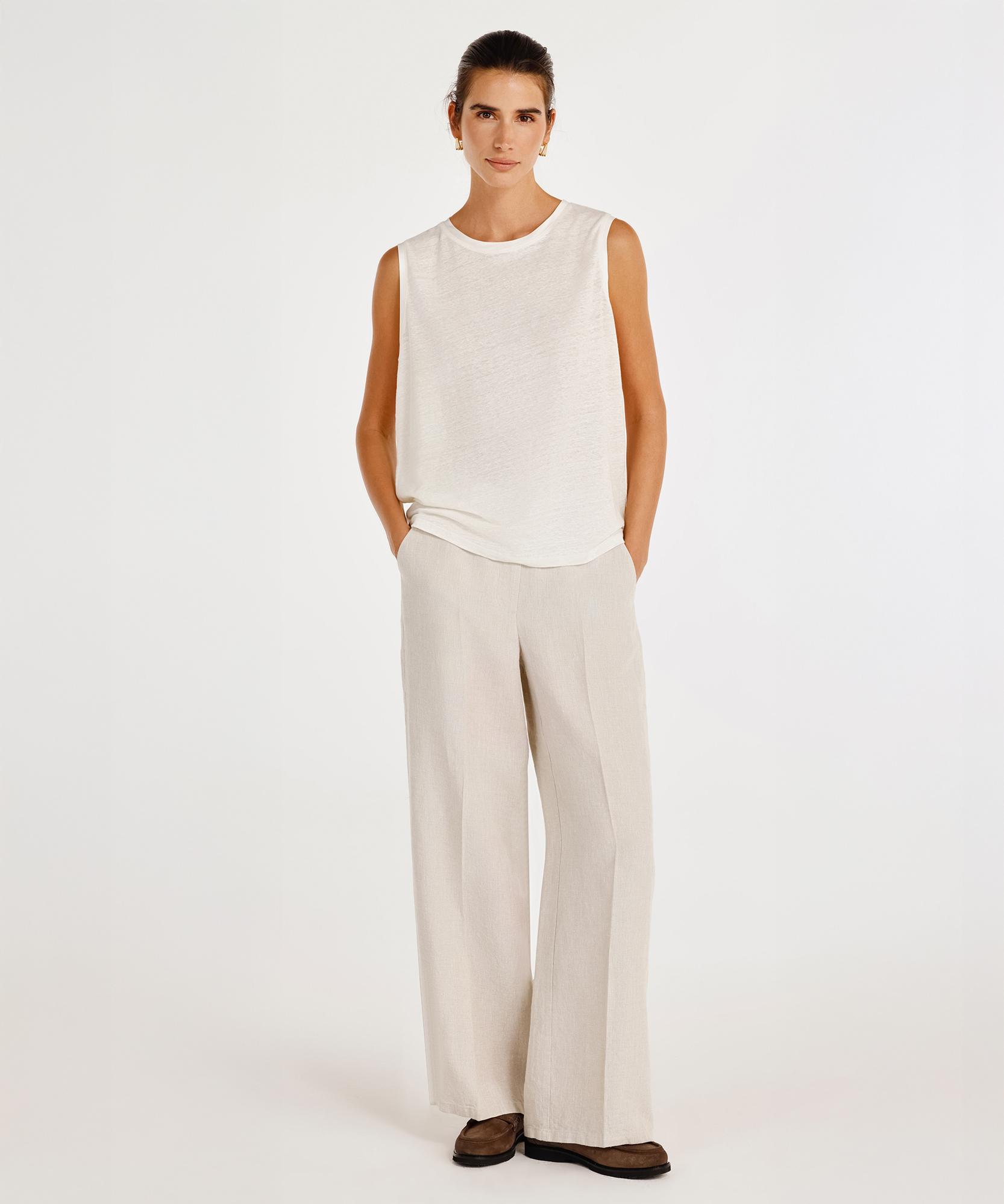 YARGICI Düz Kalıp Ütü İzli Pantolon