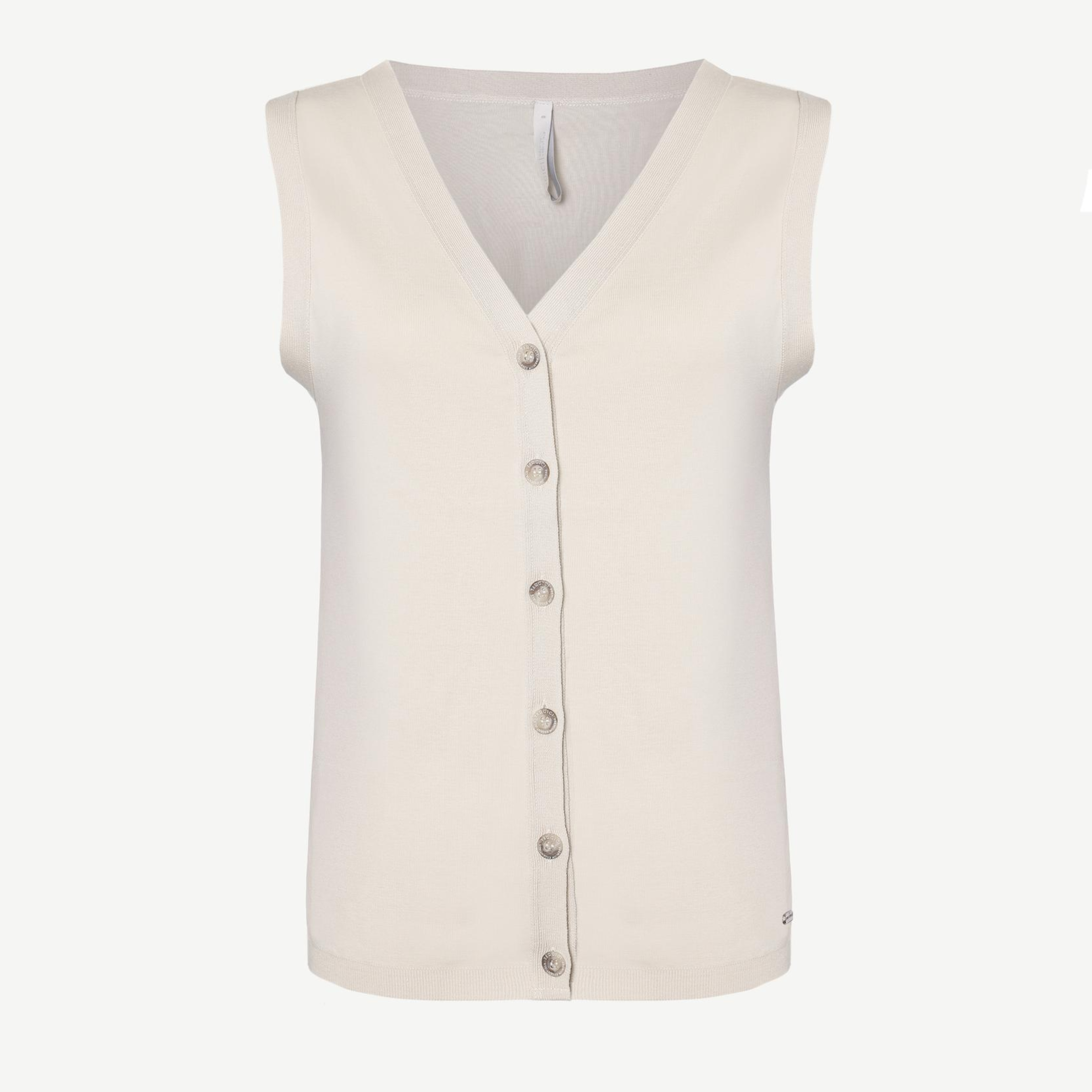 YARGICI V Yaka Önden Düğmeli Hırka