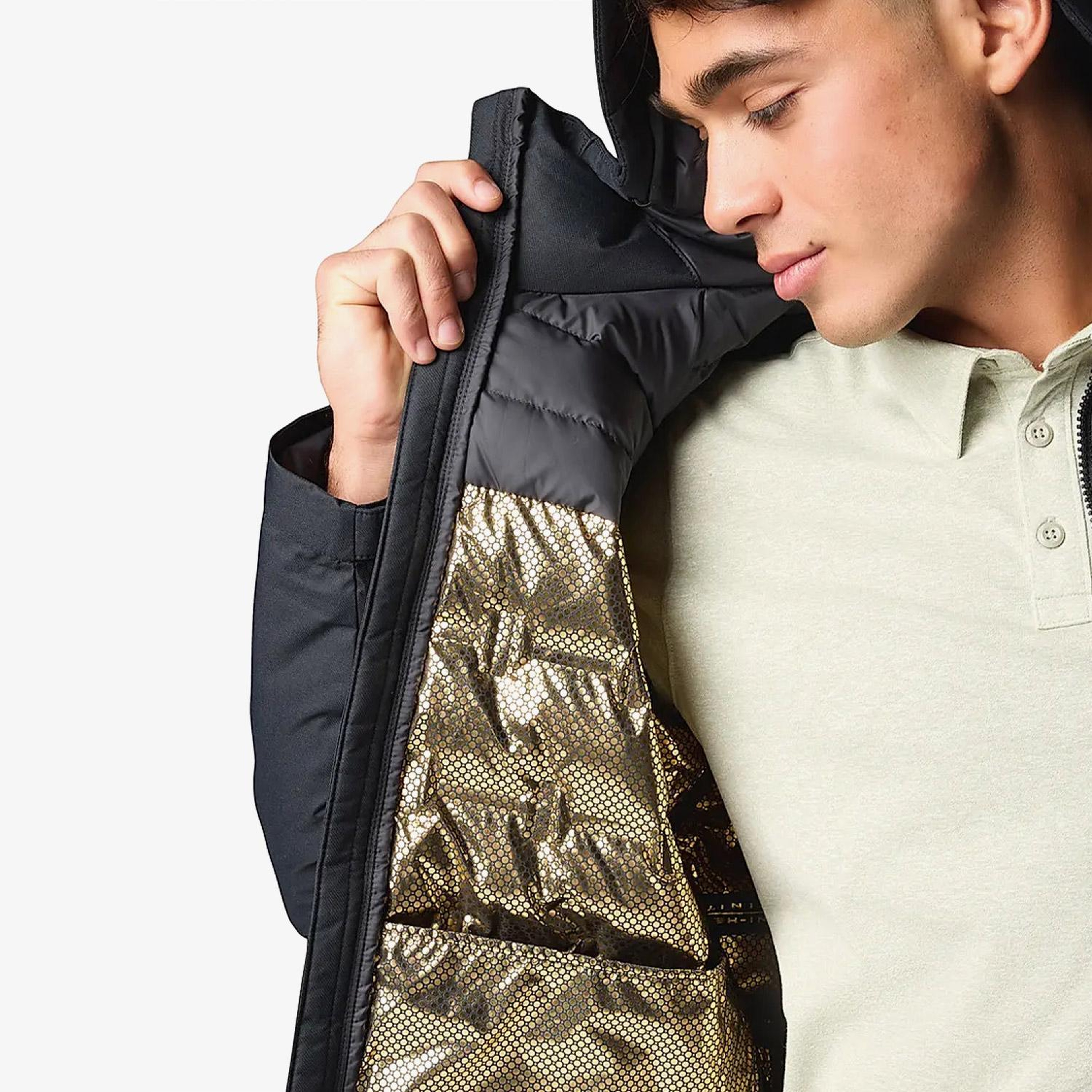 Columbia Grand Tre Down Hooded Erkek Siyah Kaz Tüyü Mont