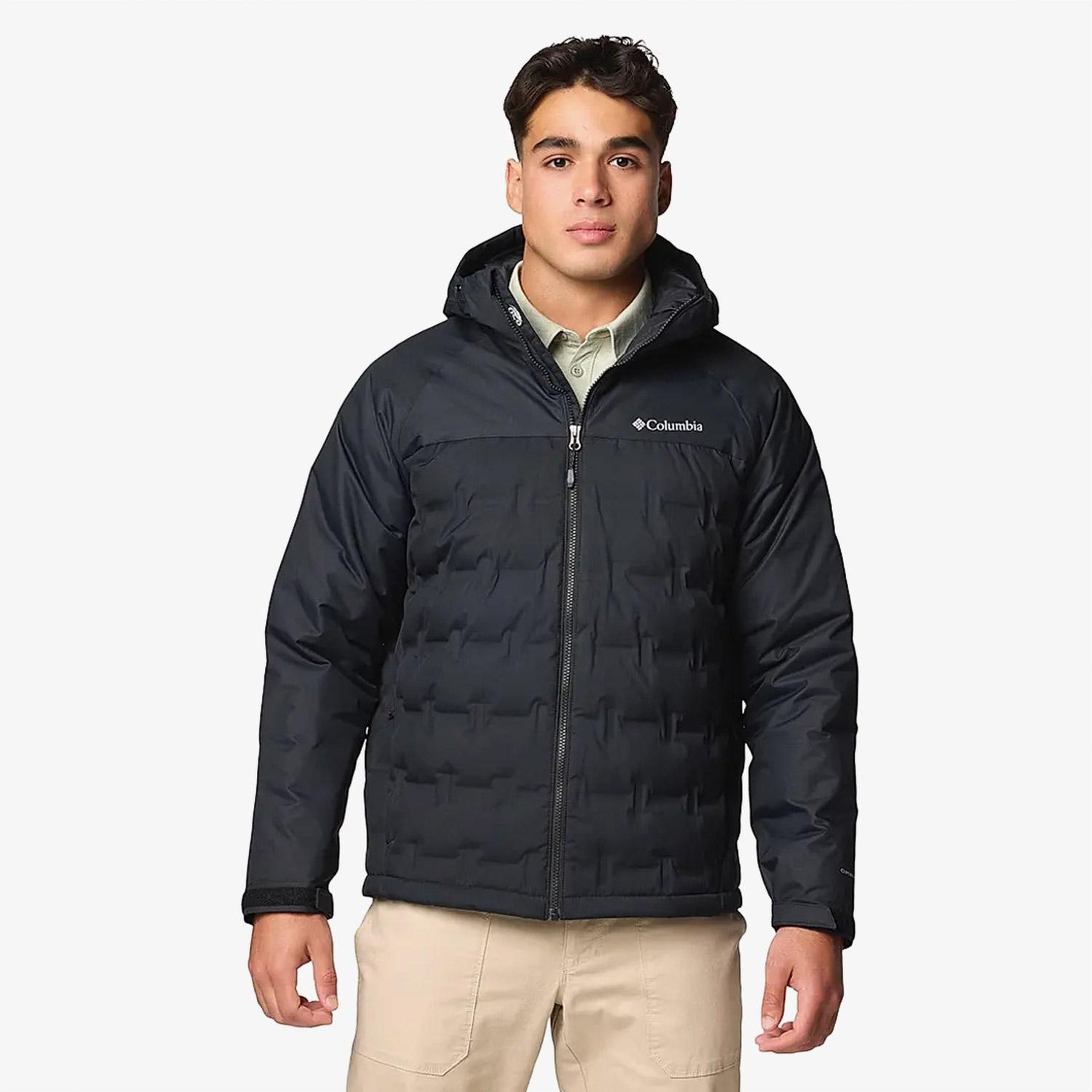 Columbia Grand Tre Down Hooded Erkek Siyah Kaz Tüyü Mont