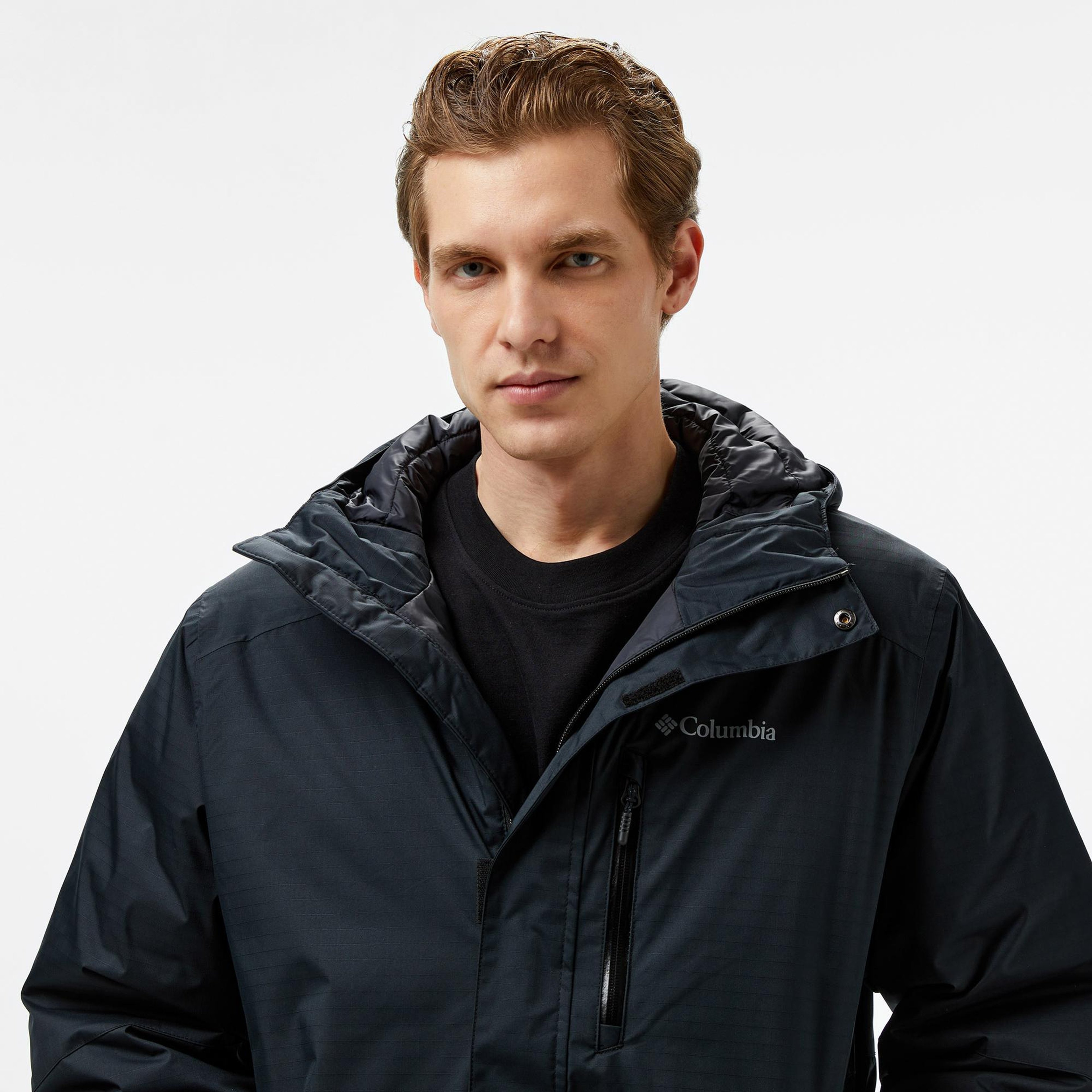 Columbia Oak Harbor II Insulated Erkek Siyah Mont