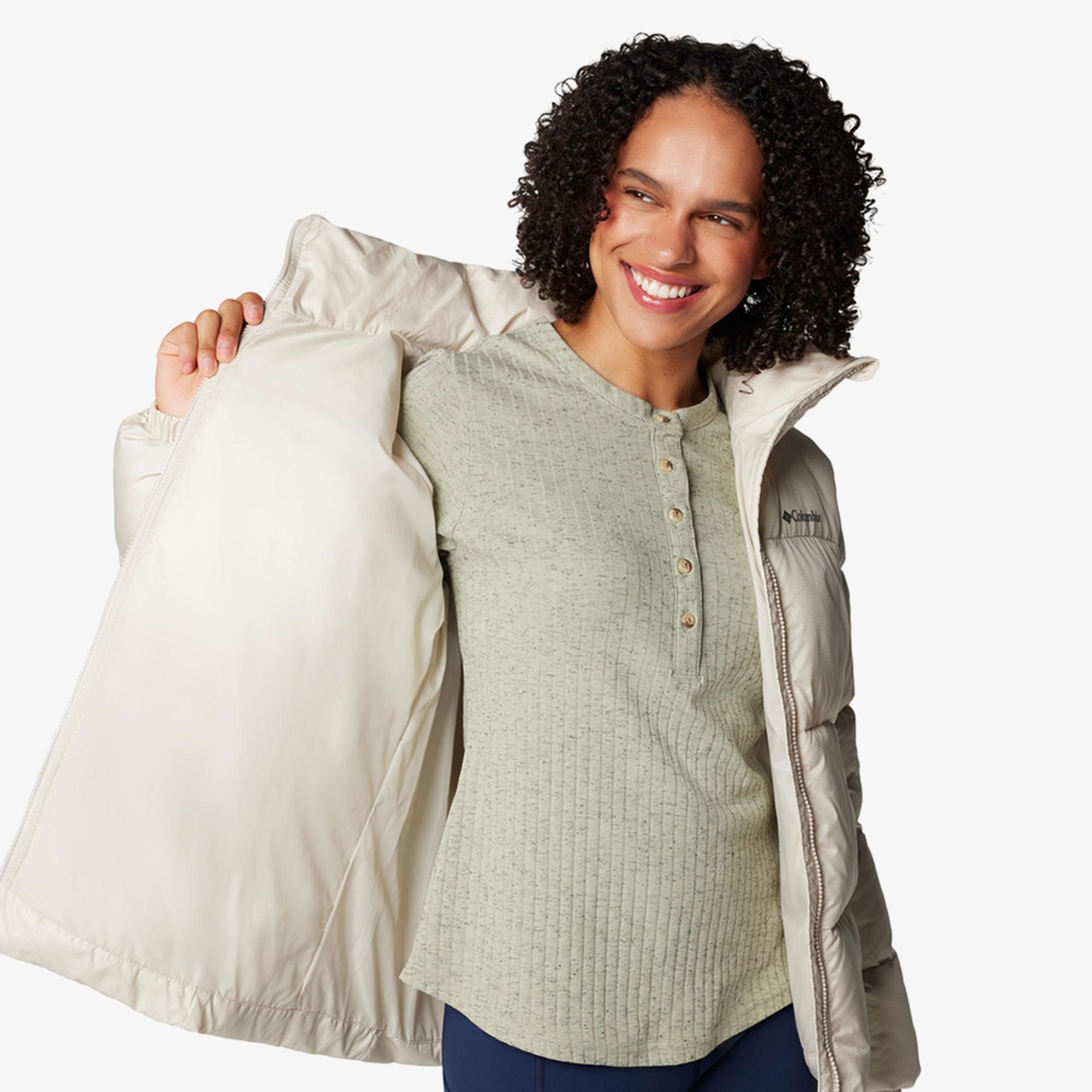 Columbia Puffect II Full Zip Kadın Bej Mont