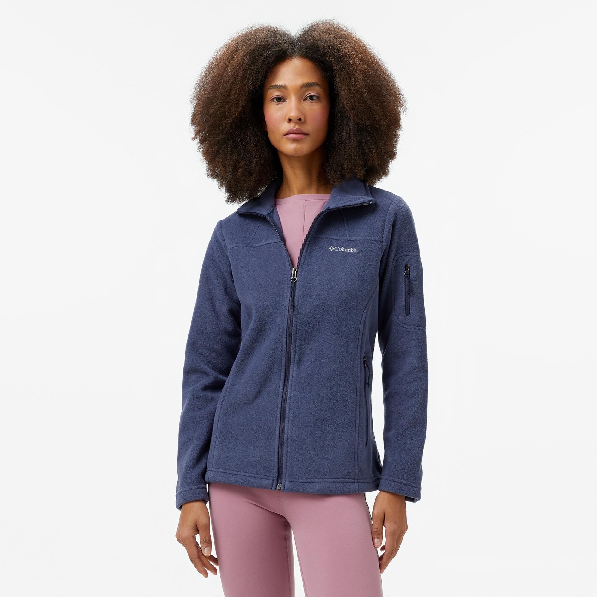 Columbia Fast Trek II Kadın Mor Polar Ceket