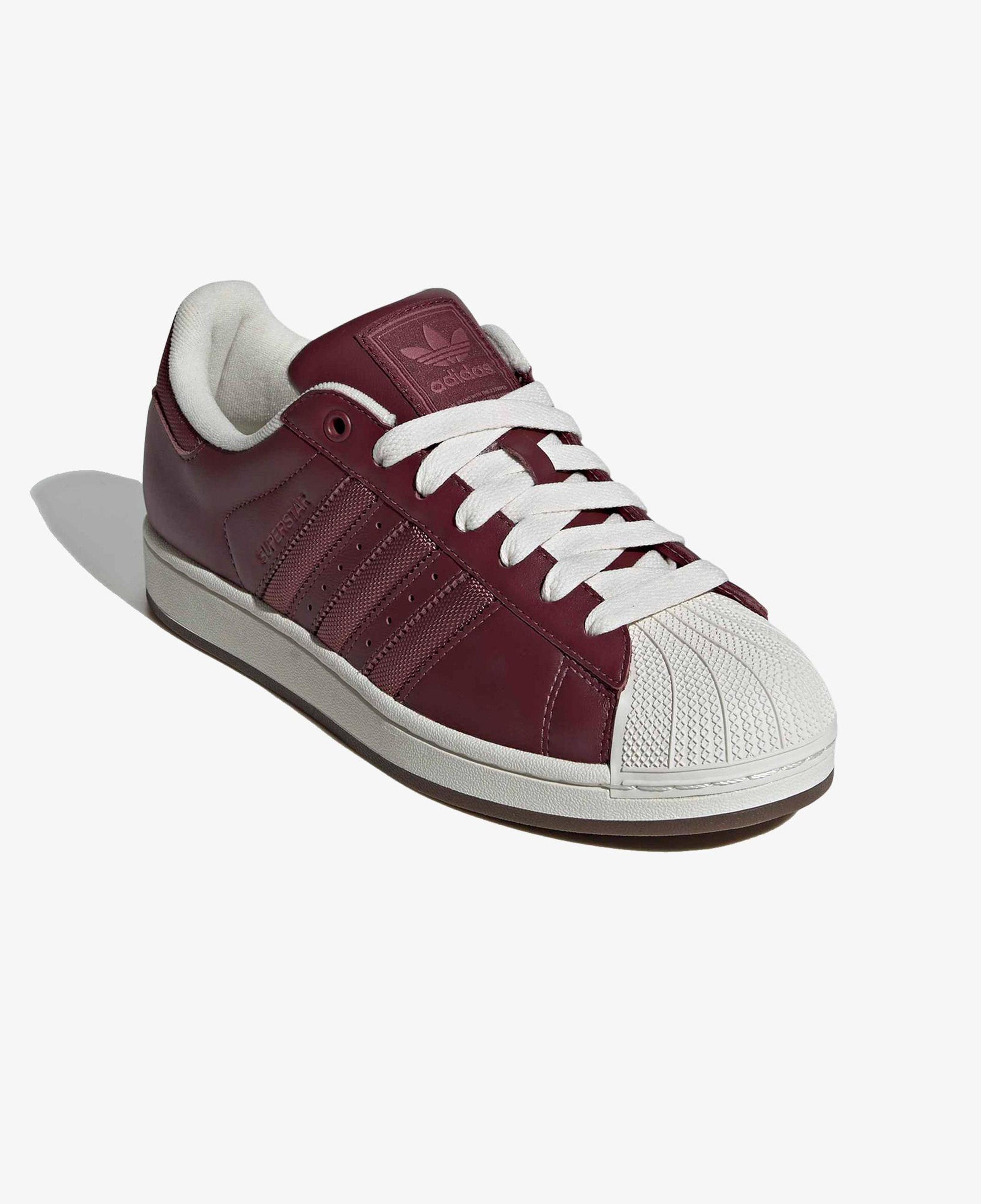 adidas Superstar II Unisex Bordo Sneaker