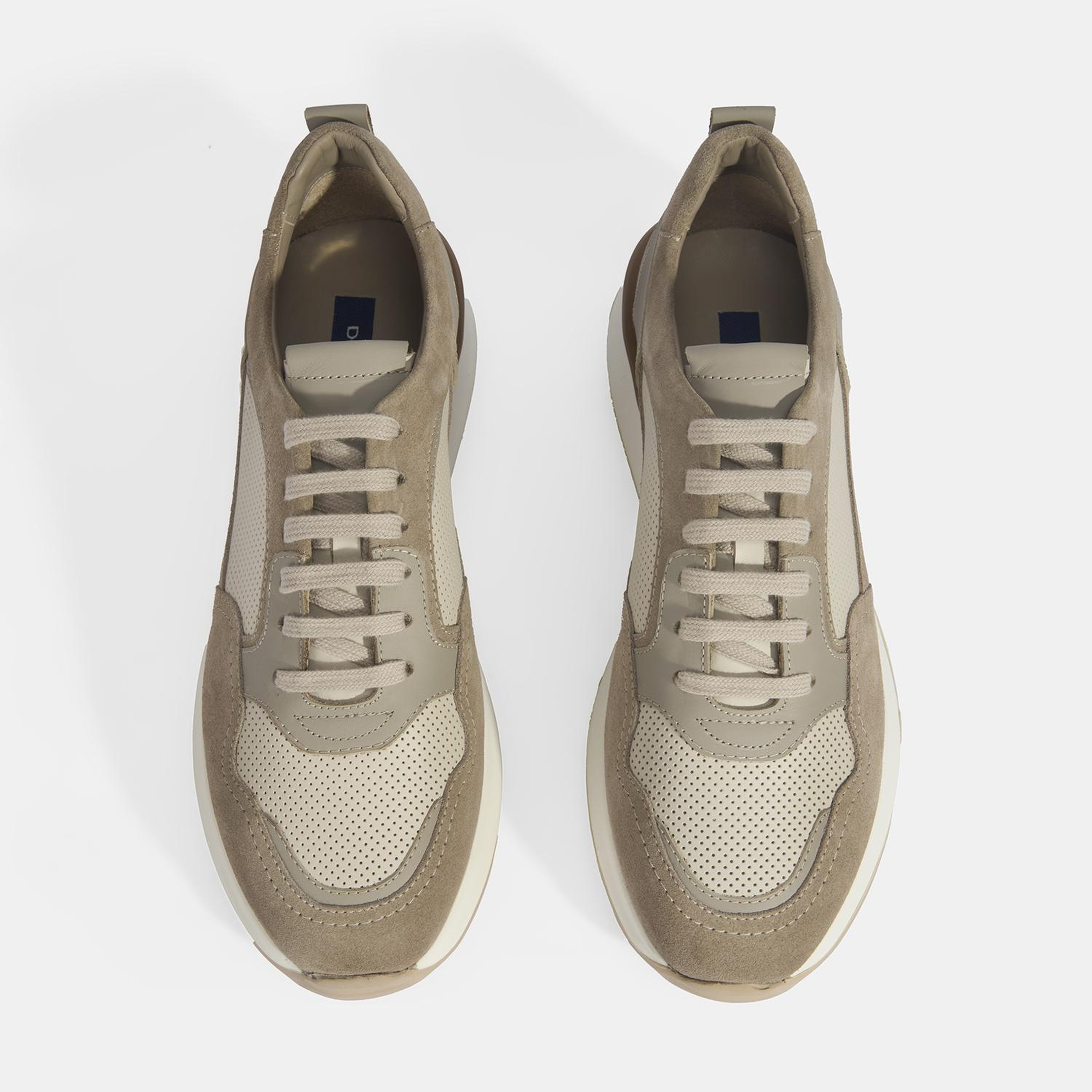 Erkek Gri Bağcıklı Deri Günlük Ayakkabı