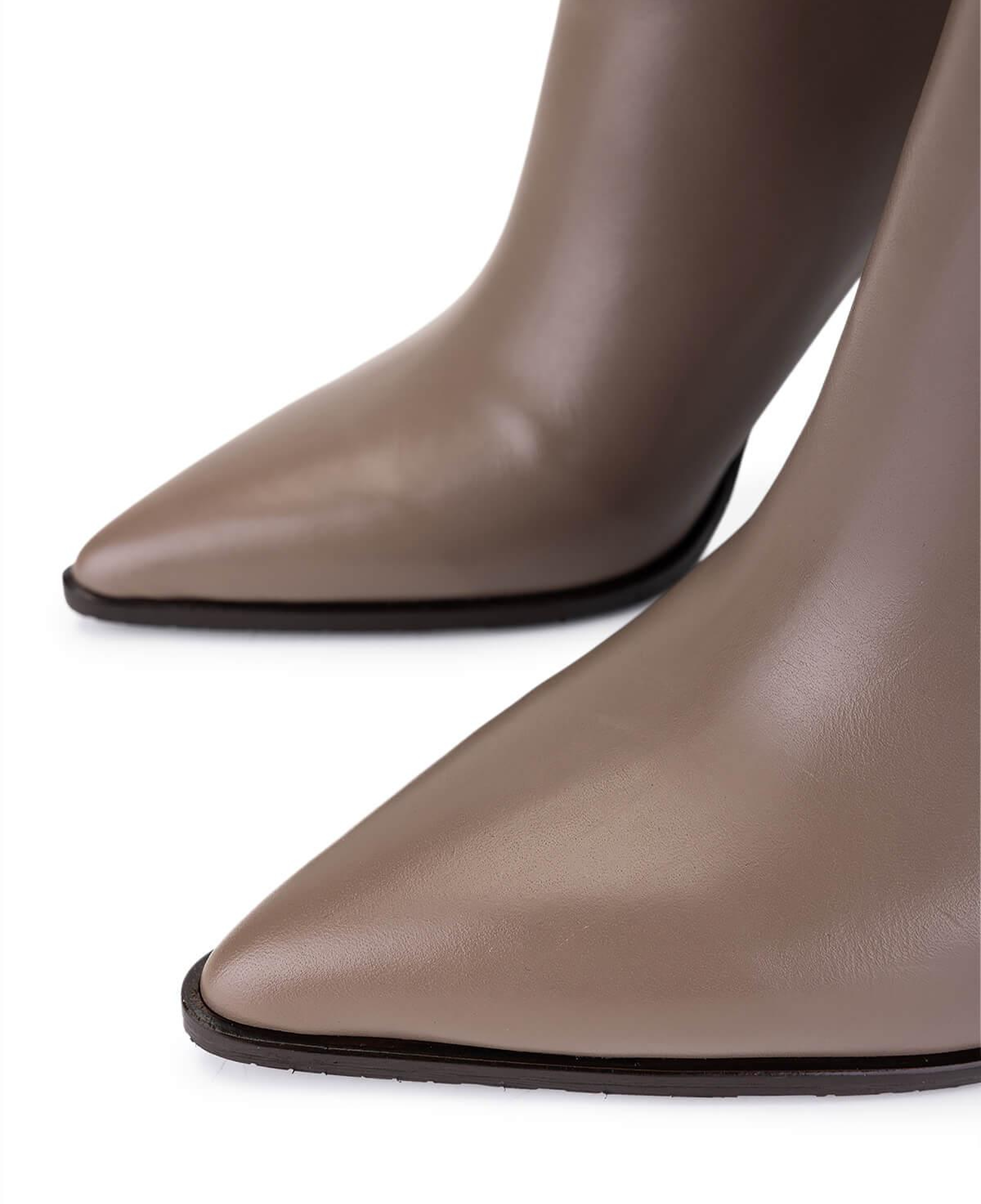 Tamer Tanca Kadın Hakiki Deri Vizon Topuklu Çizme