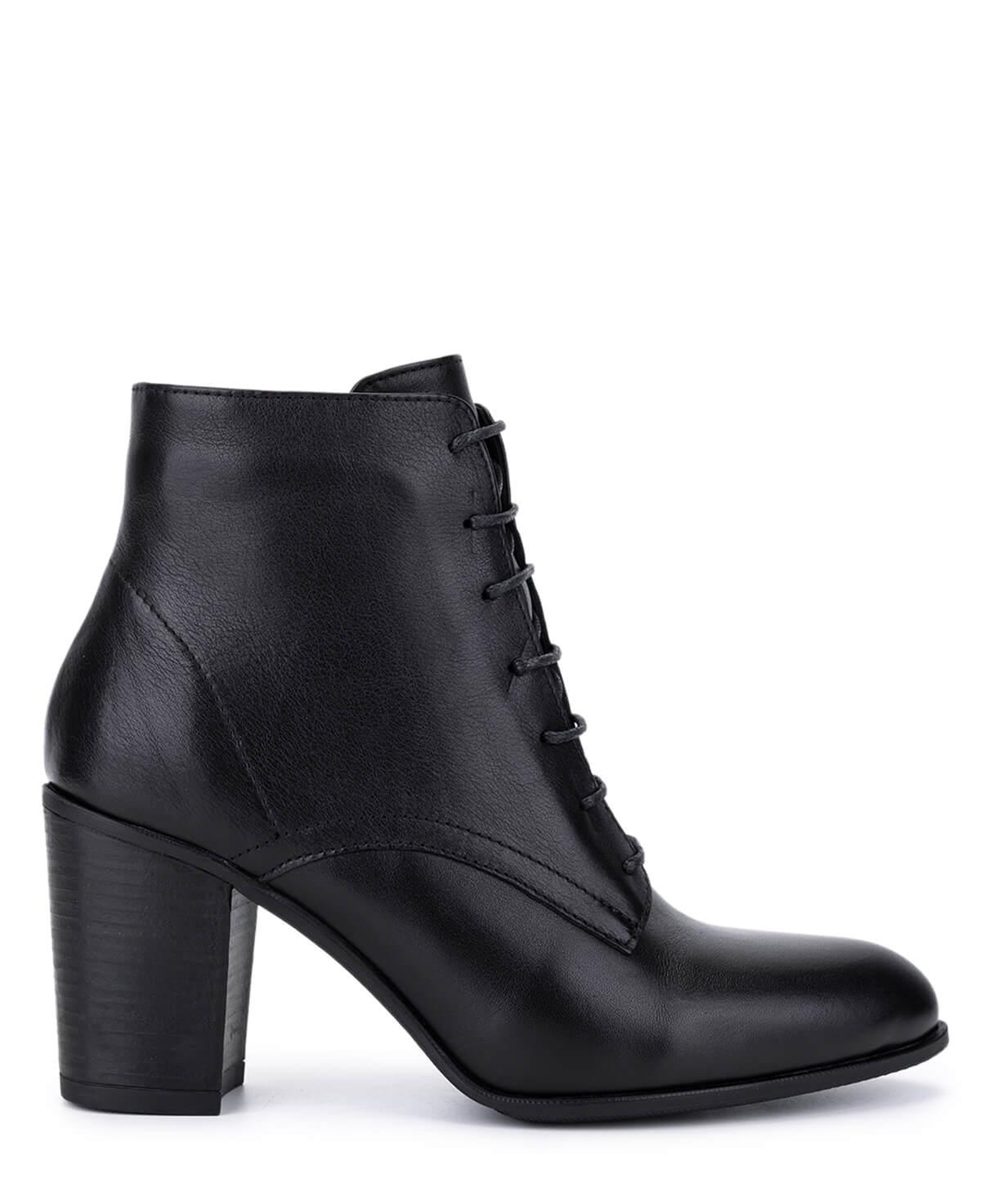 Tamer Tanca Kadın Hakiki Deri Siyah Topuklu Bot