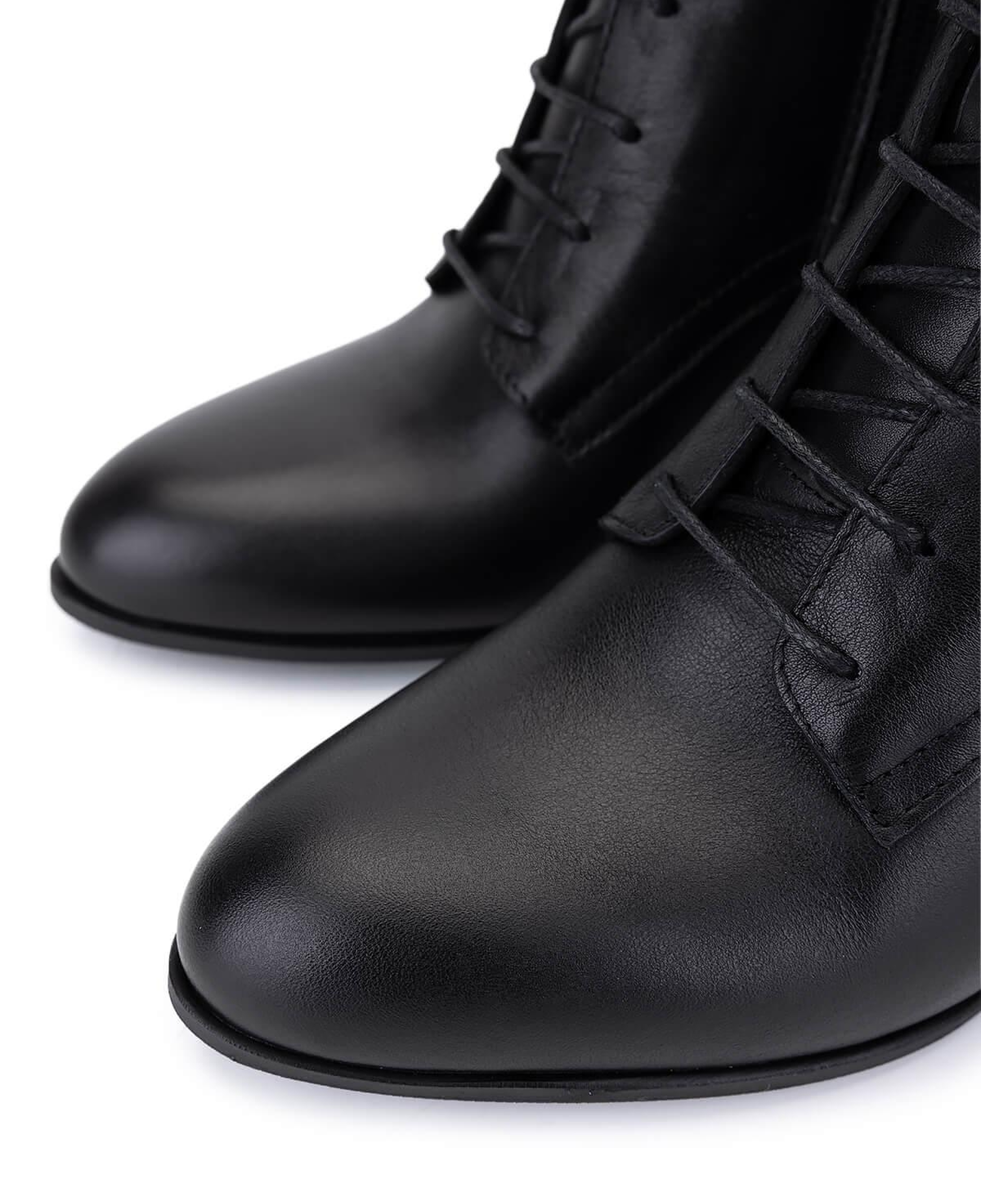 Tamer Tanca Kadın Hakiki Deri Siyah Topuklu Bot