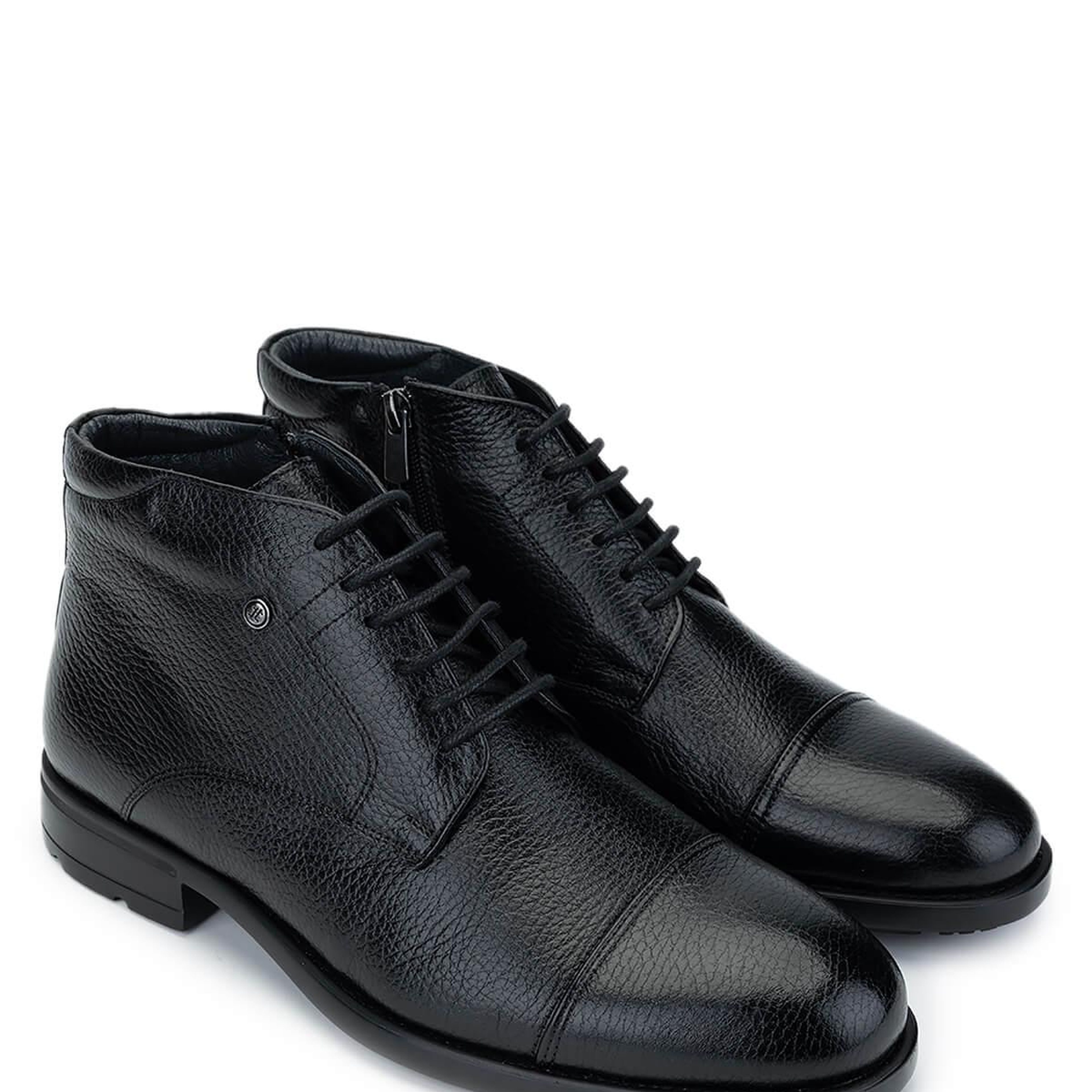 Tamer Tanca Erkek Hakiki Deri Siyah Deri Klasik Bot