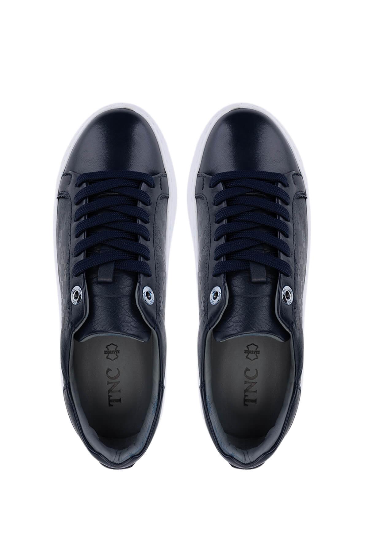 Tamer Tanca Kadın Hakiki Deri Lacivert Sneakers & Spor Ayakkabı