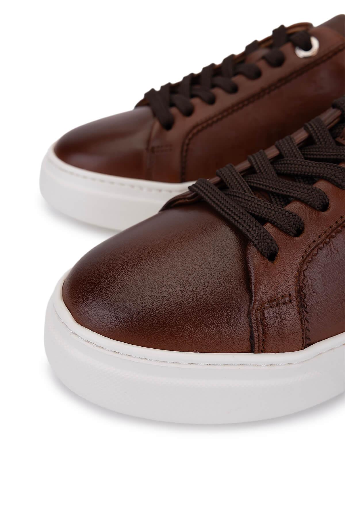 Tamer Tanca Kadın Hakiki Deri Taba Sneakers & Spor Ayakkabı