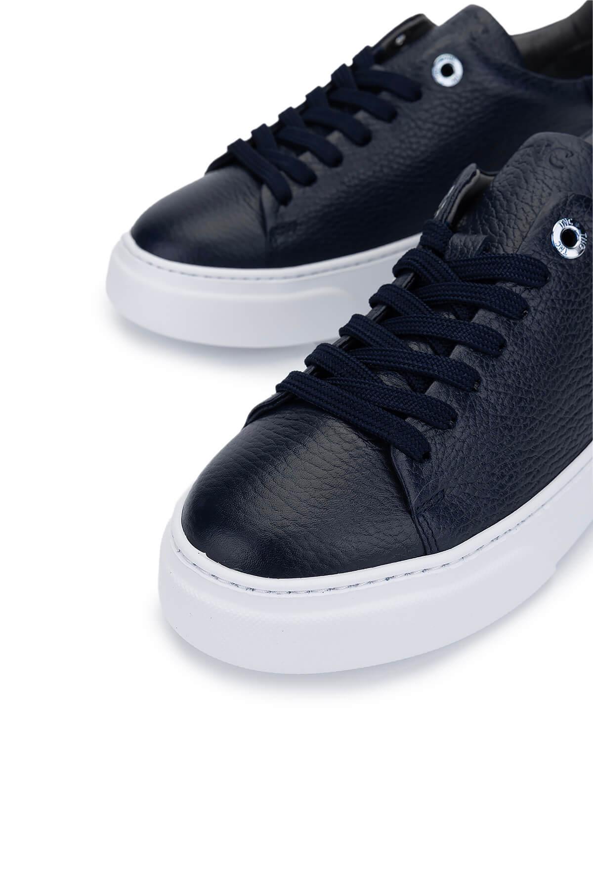 Tamer Tanca Kadın Hakiki Deri Lacivert Sneakers & Spor Ayakkabı