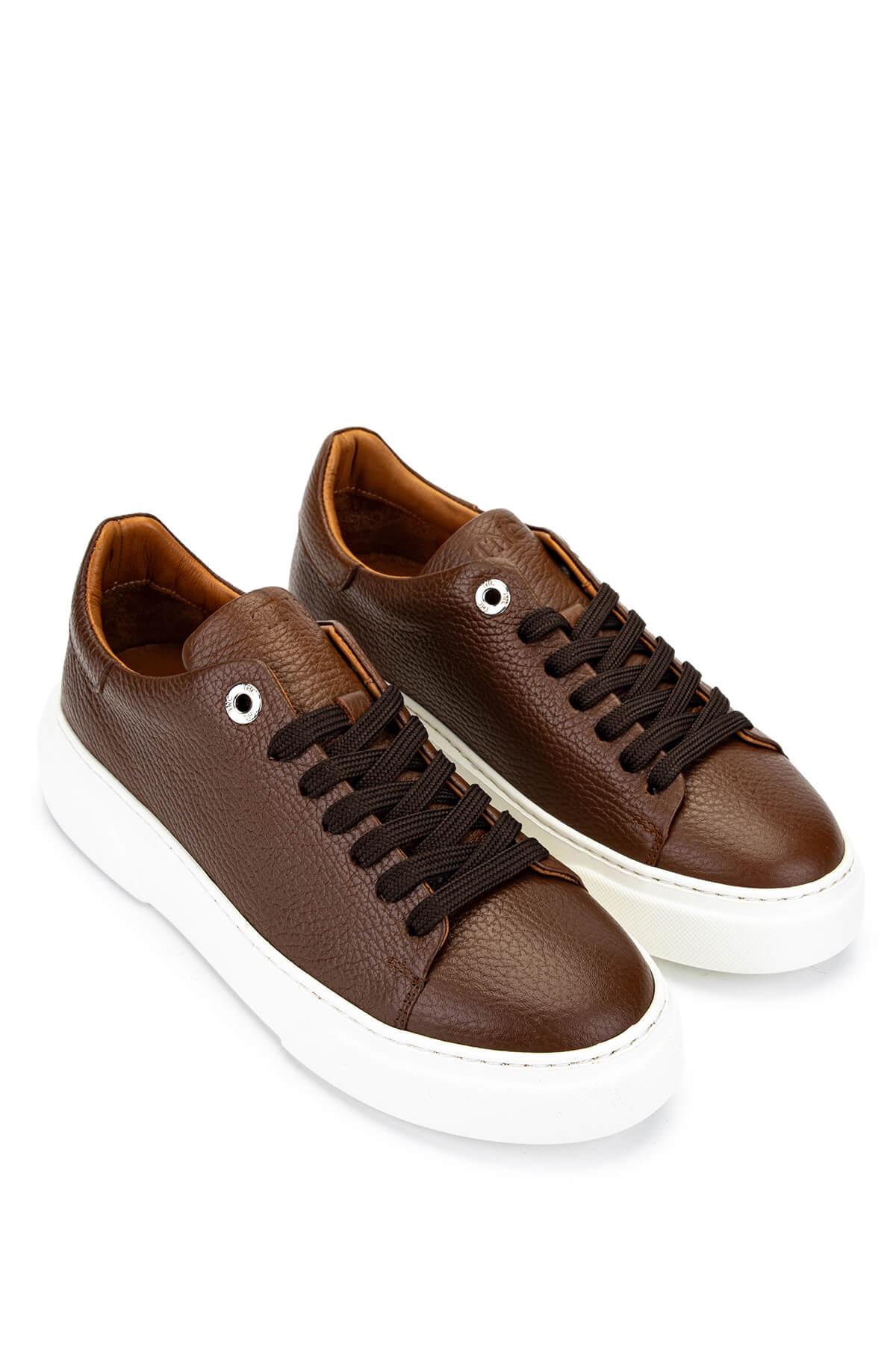 Tamer Tanca Kadın Hakiki Deri Taba Sneakers & Spor Ayakkabı