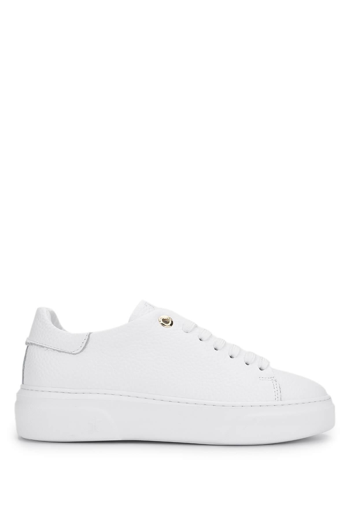 Tamer Tanca Kadın Hakiki Deri Beyaz Sneakers & Spor Ayakkabı