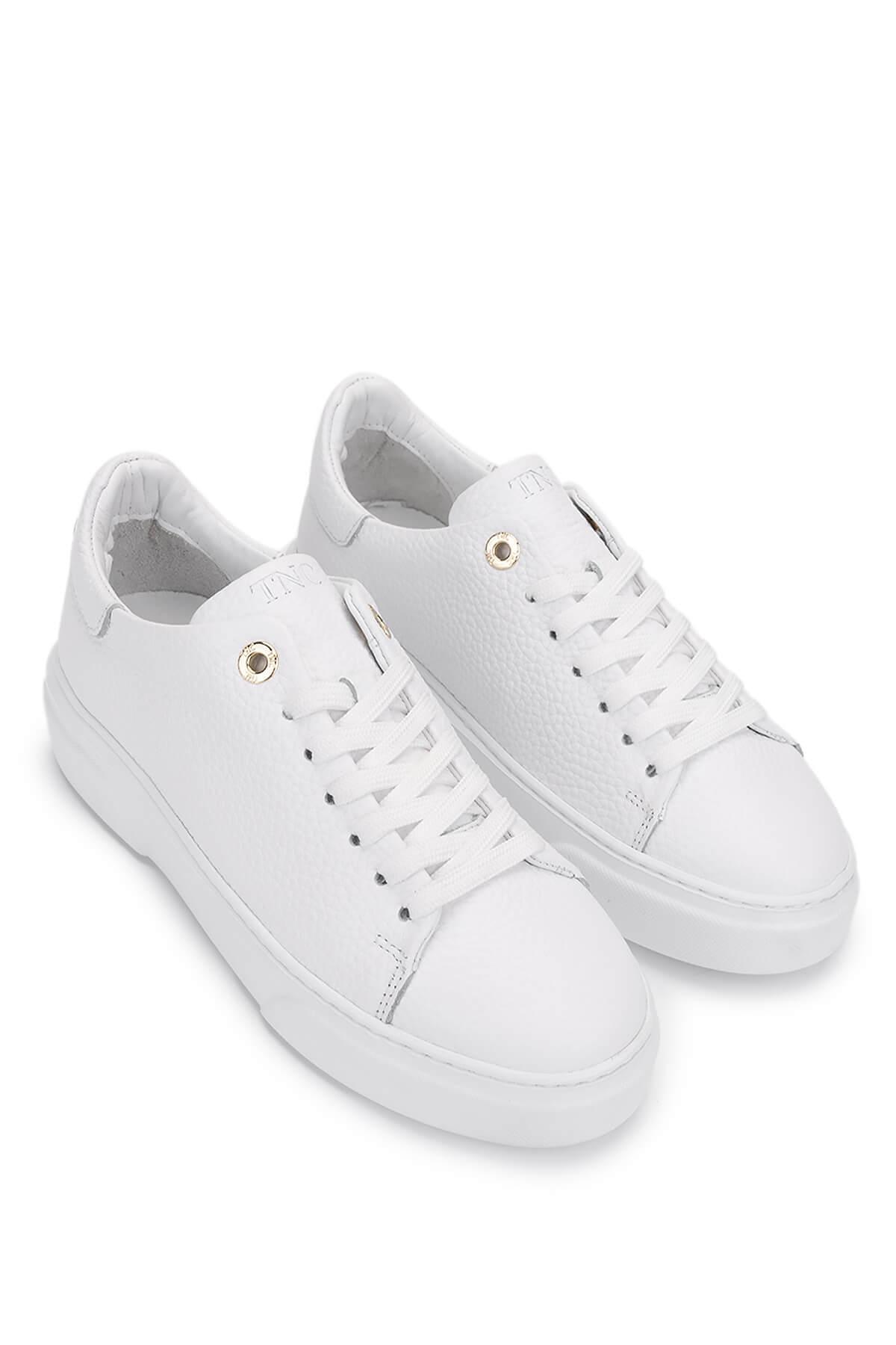 Tamer Tanca Kadın Hakiki Deri Beyaz Sneakers & Spor Ayakkabı